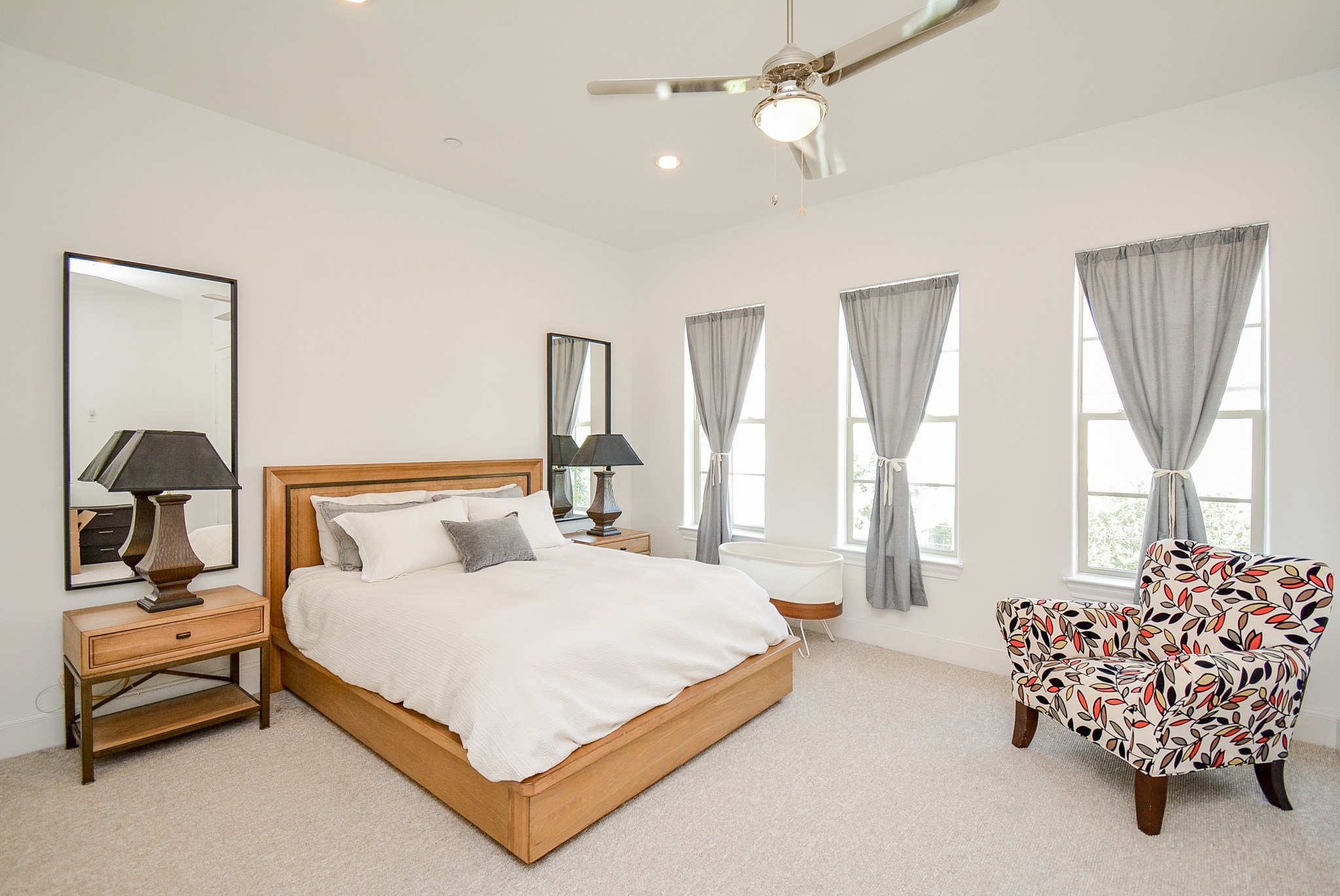 Large primary bedroom!