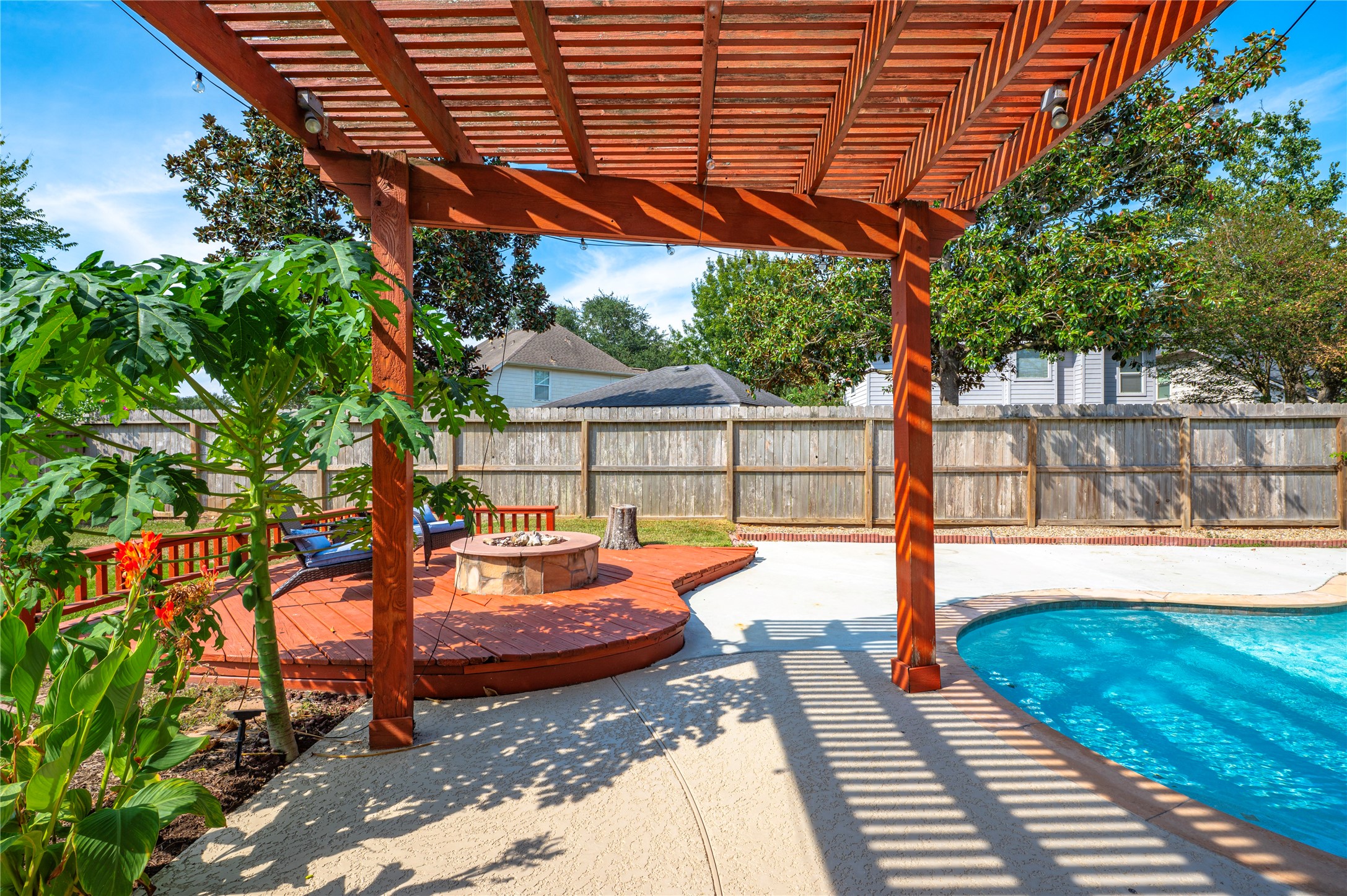 Enjoy your private outdoor space