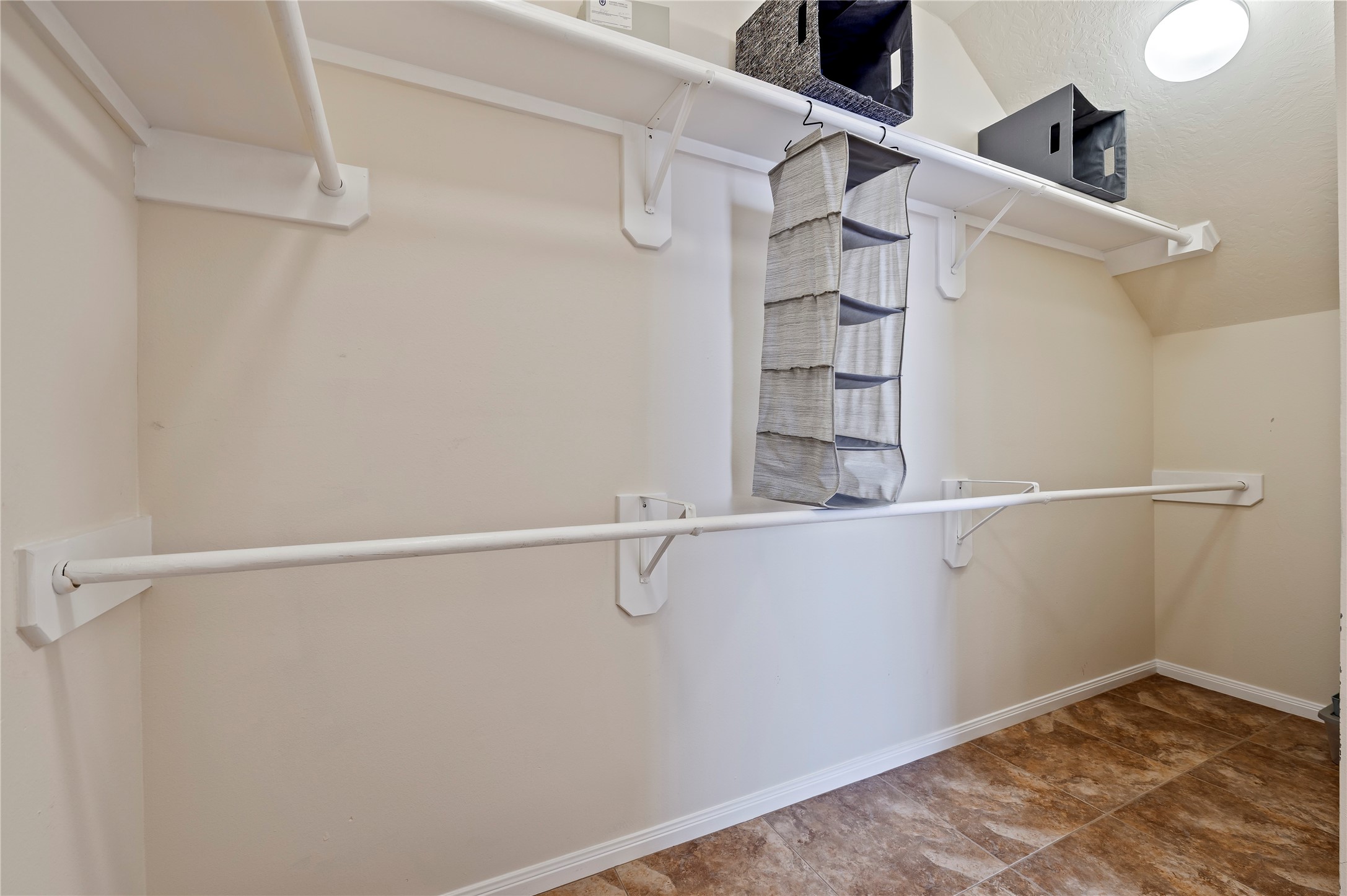 Primary walk-in closet