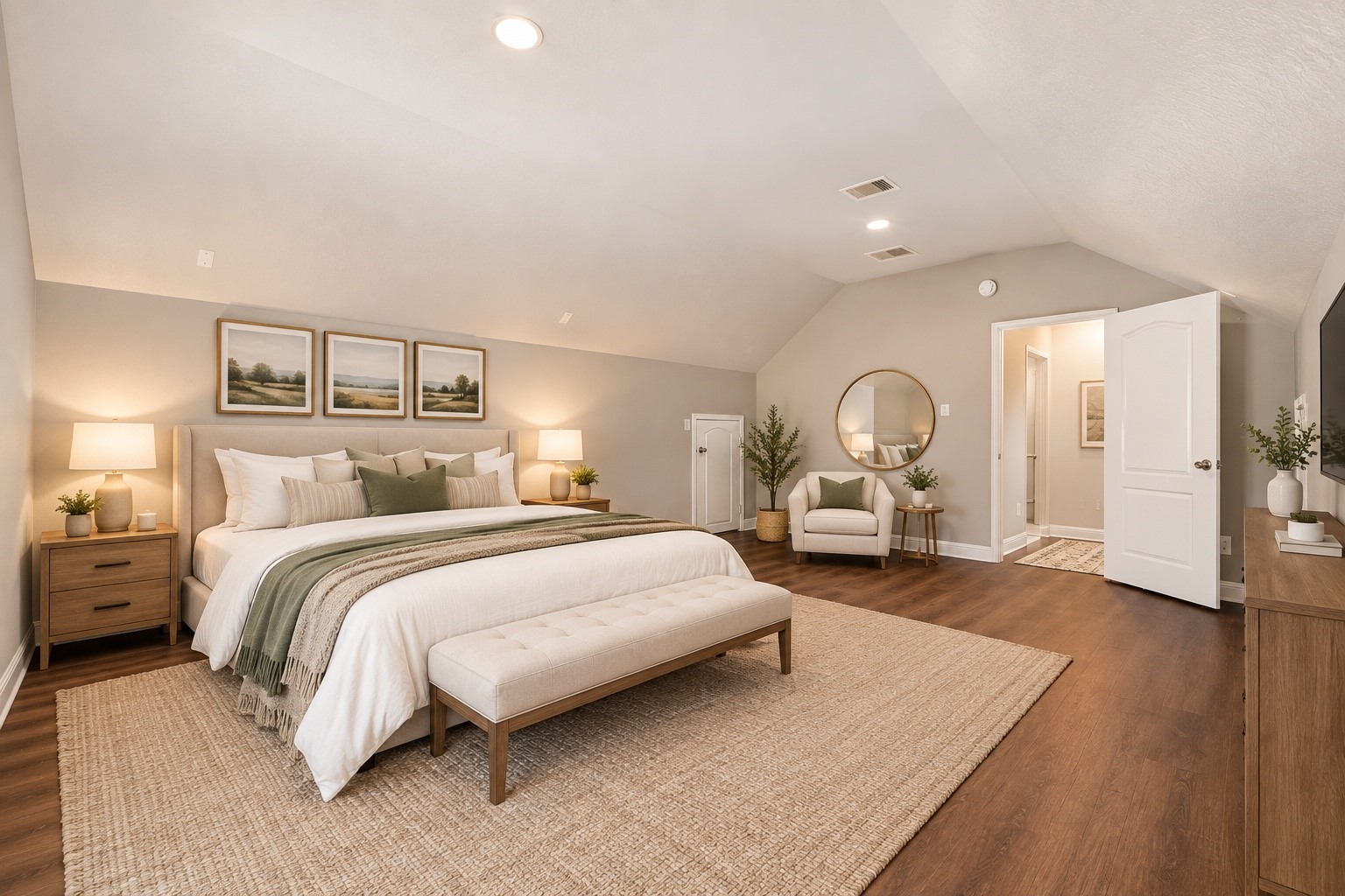 upstair 2nd bedroom - - virtual staging