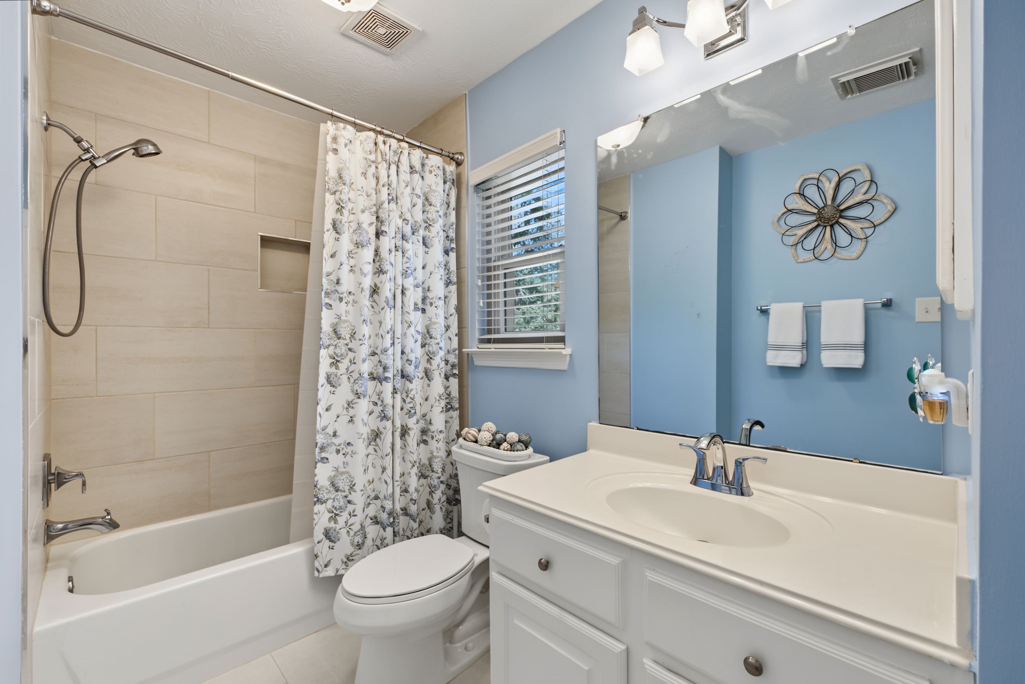 Full Bathroom #3 and the second full bathroom upstairs.