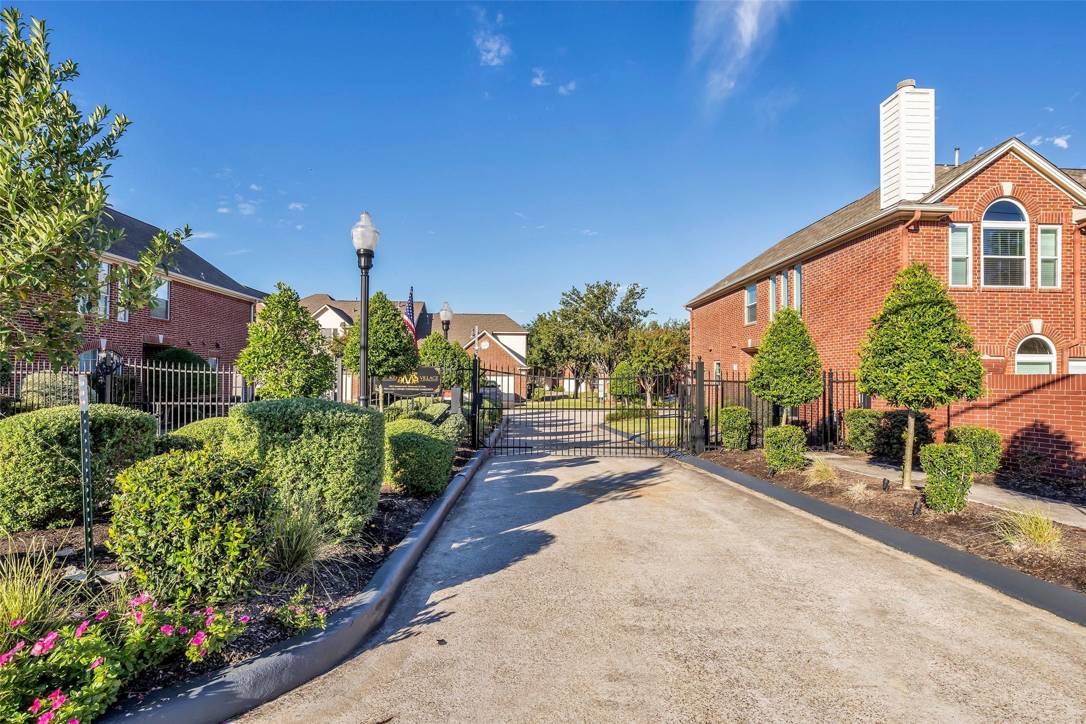 Added security and peace of mind with the gated access to the community.