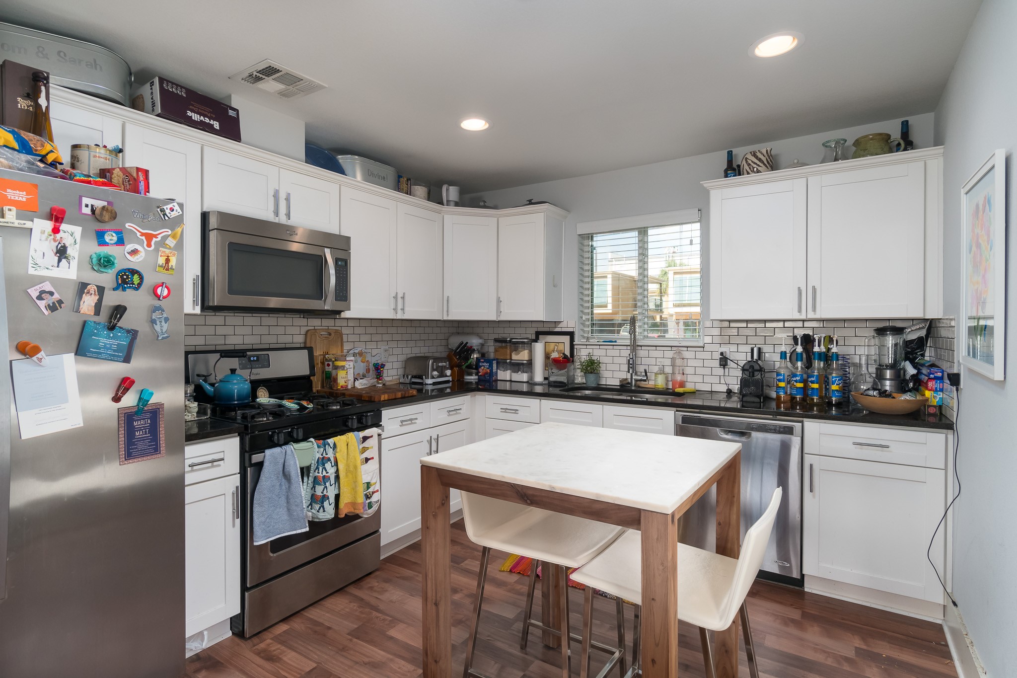 Photos are of identical floor plan downstairs unit.