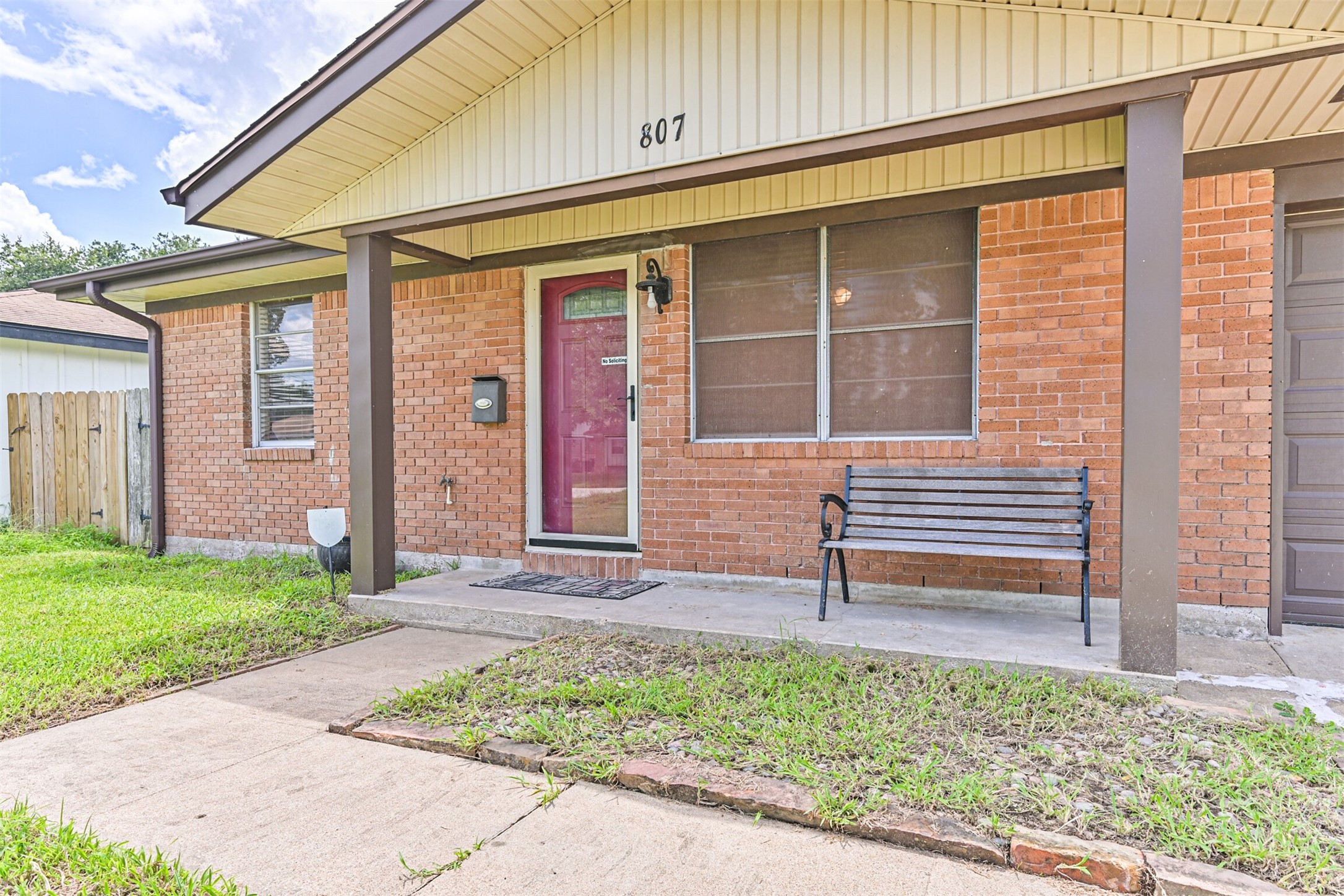 Front entry