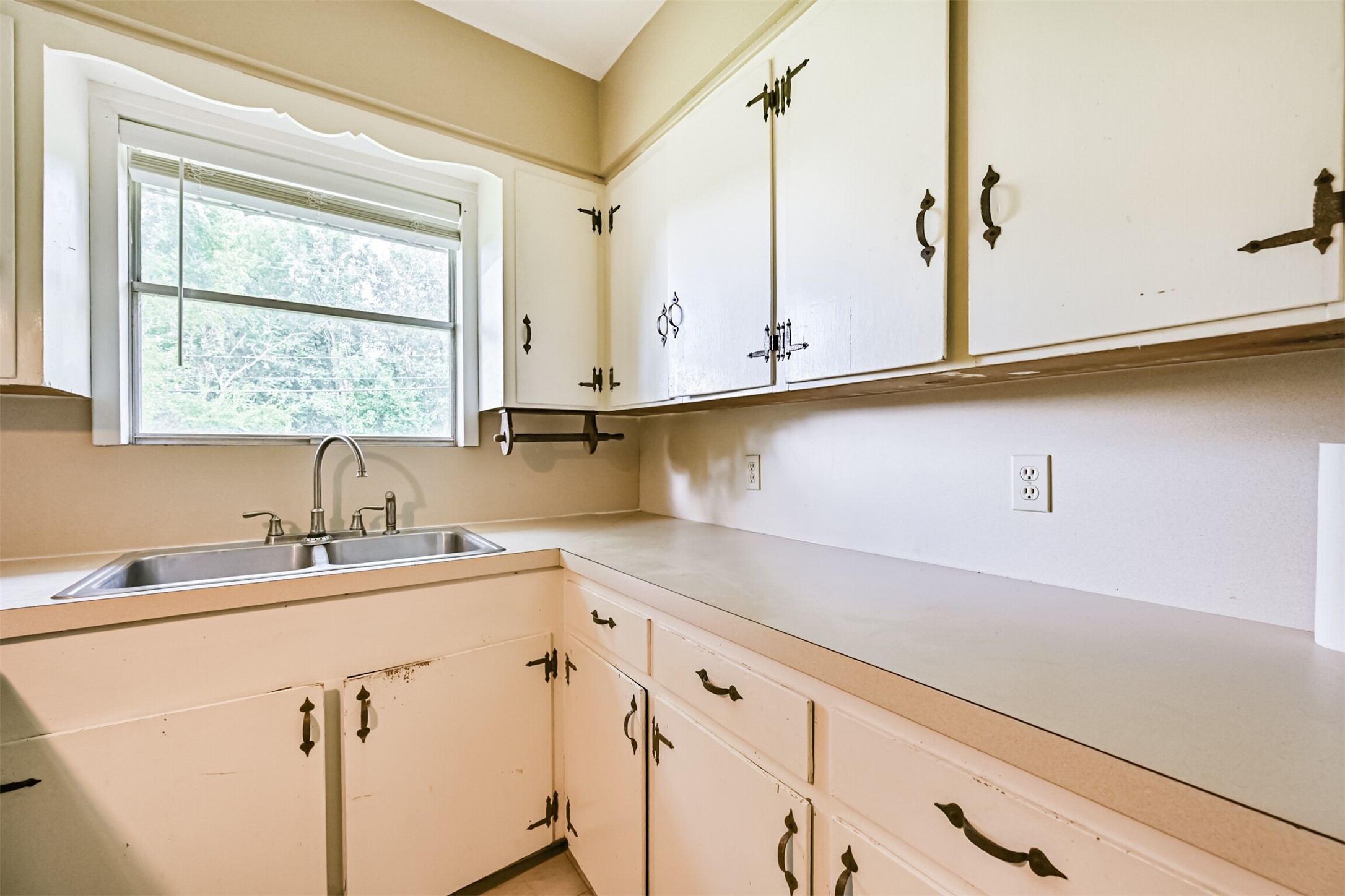 Counter space in kitchen