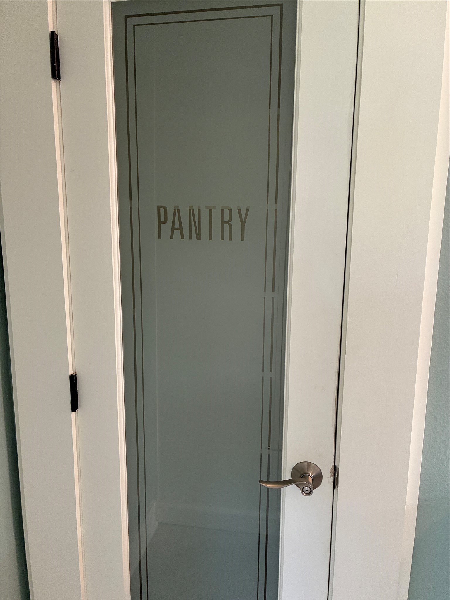 Full pantry in kitchen