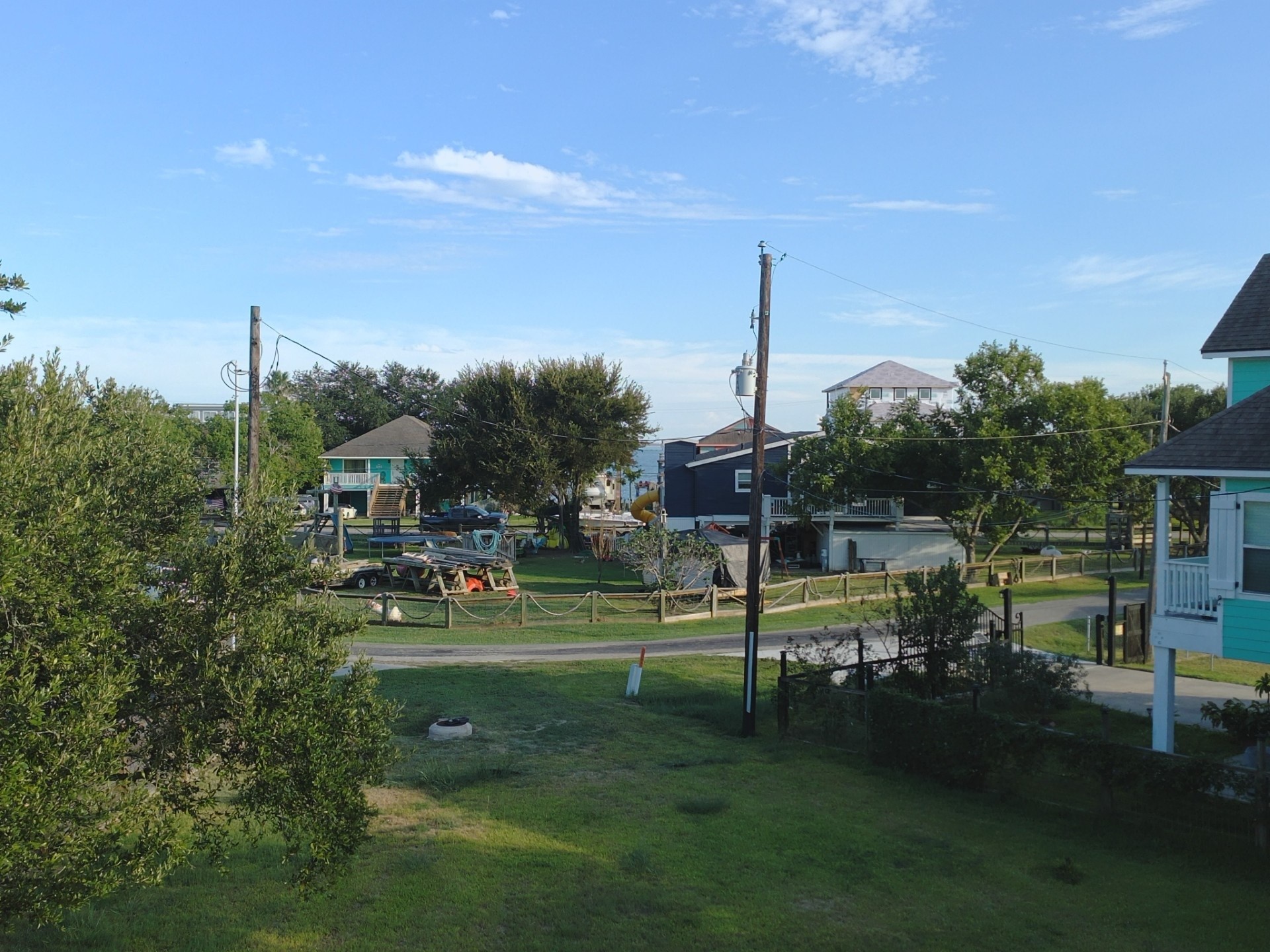 Arial view from approximately 20ft high on the lot