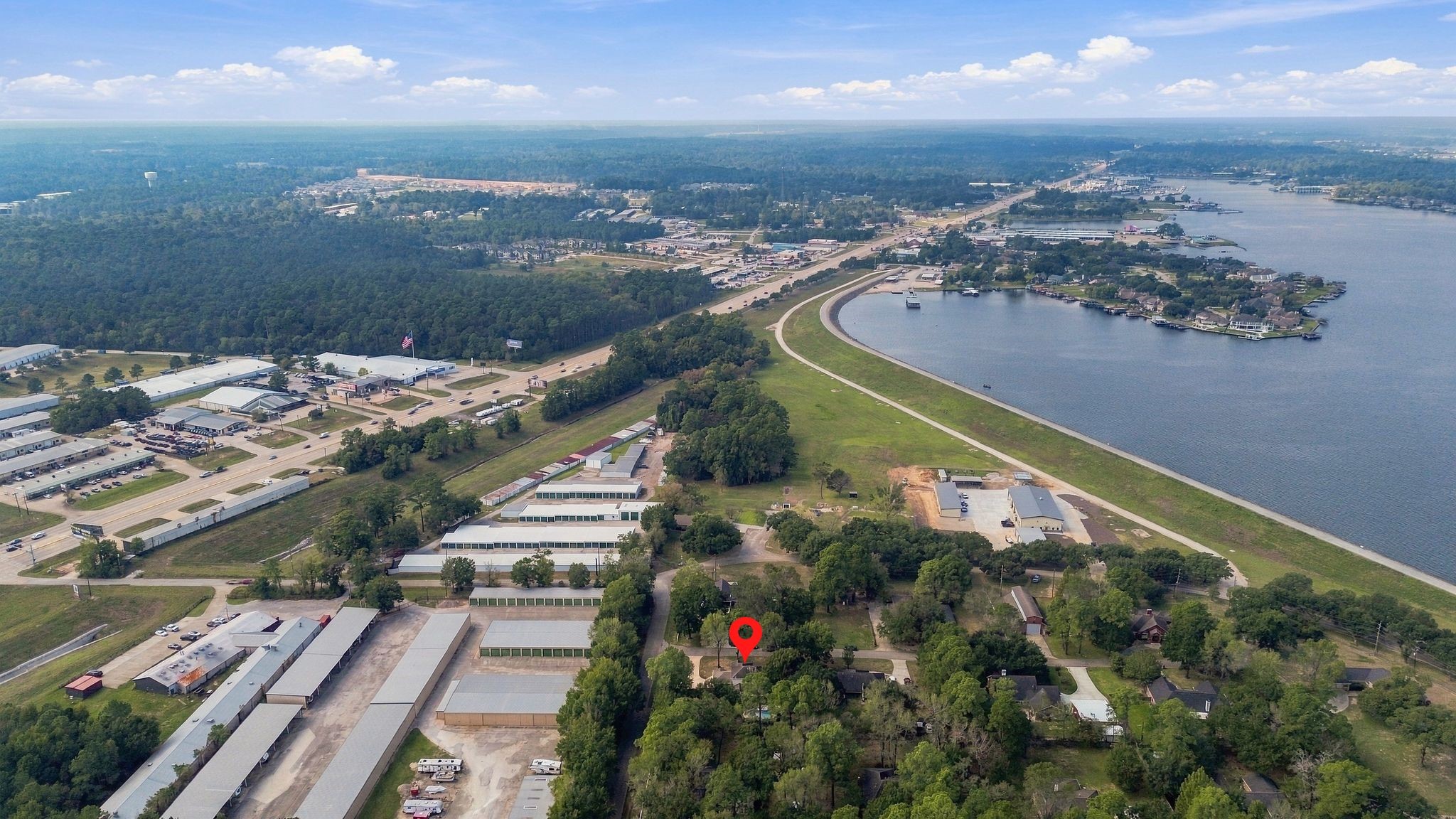Look how close you are to the lake!! This overhead look gives you a great perspective!