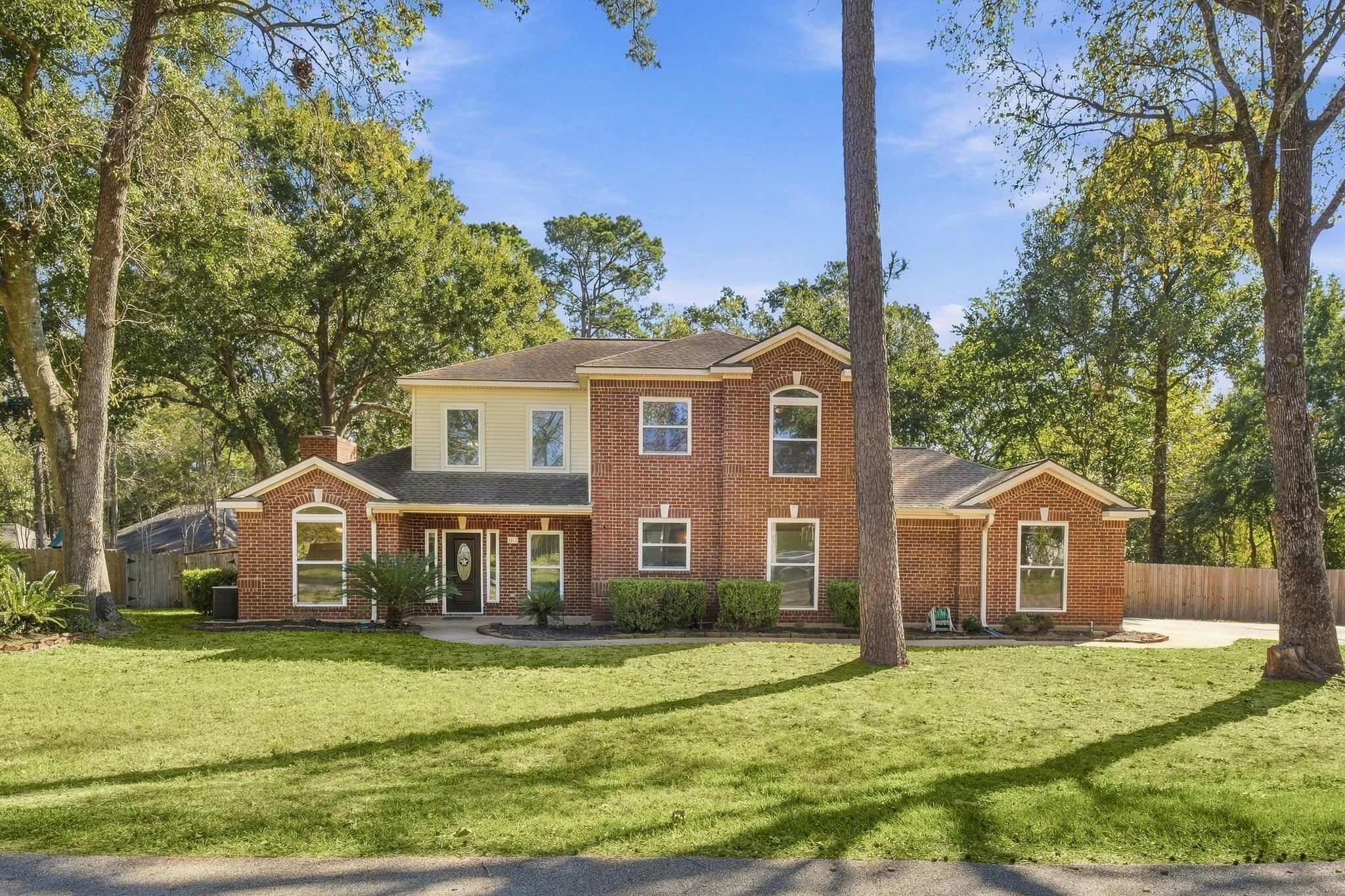 This two story brick home has 4 bedrooms, 2 and a half baths, and updates galore!