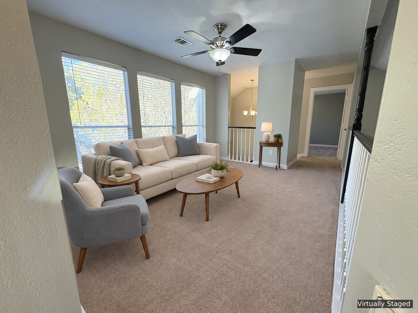 Imagine the possibilities for this loft area!