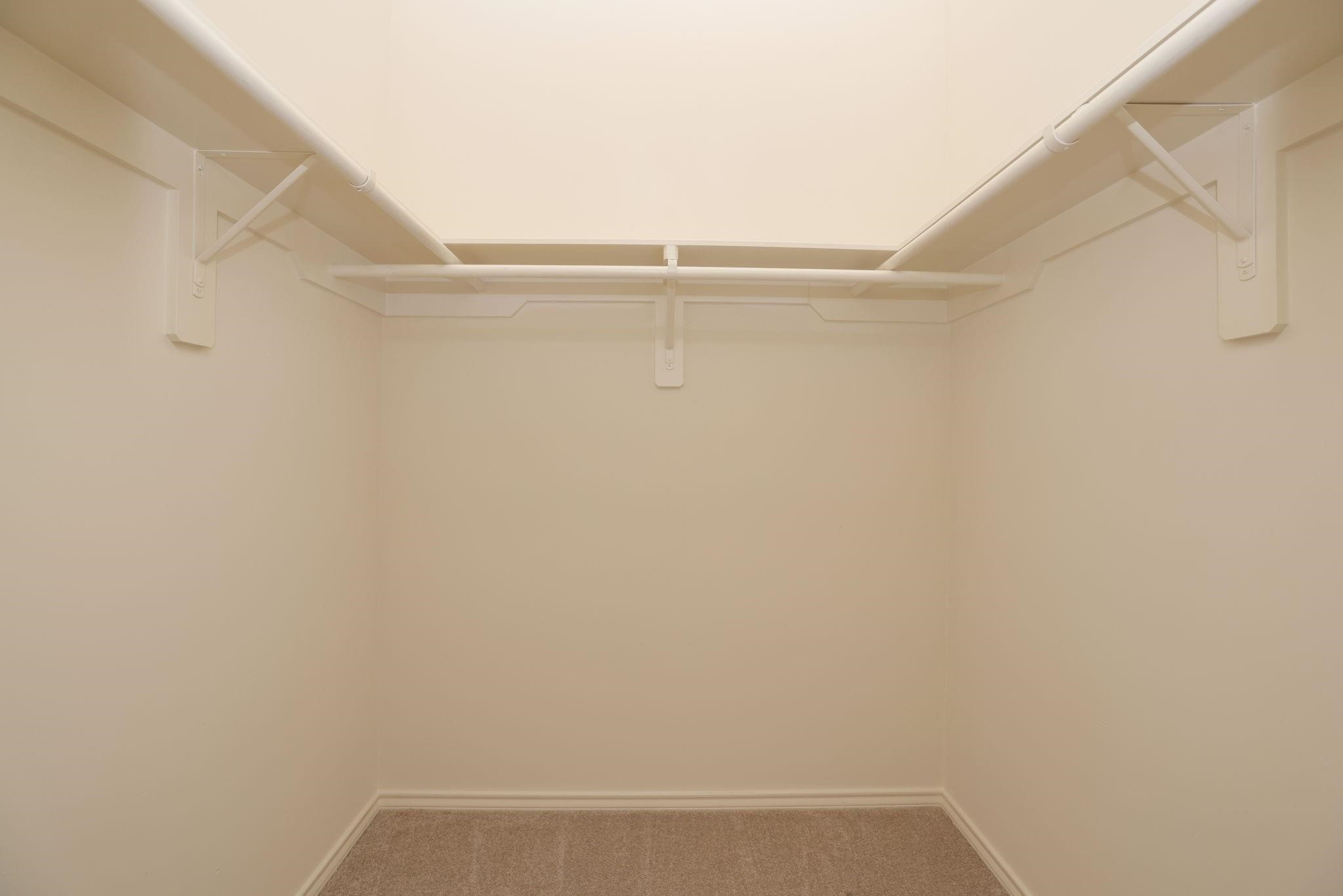 A 3rd walk-in closet in the 2nd bedroom. Home also has a coat closet (not photographed).