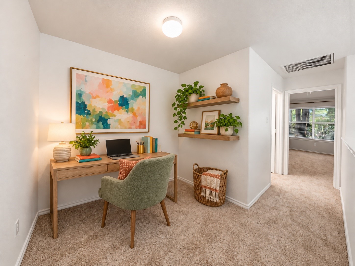 Brand new carpet in all the areas! Loft space would be perfect for a workspace, play area, or even gym equipment!
