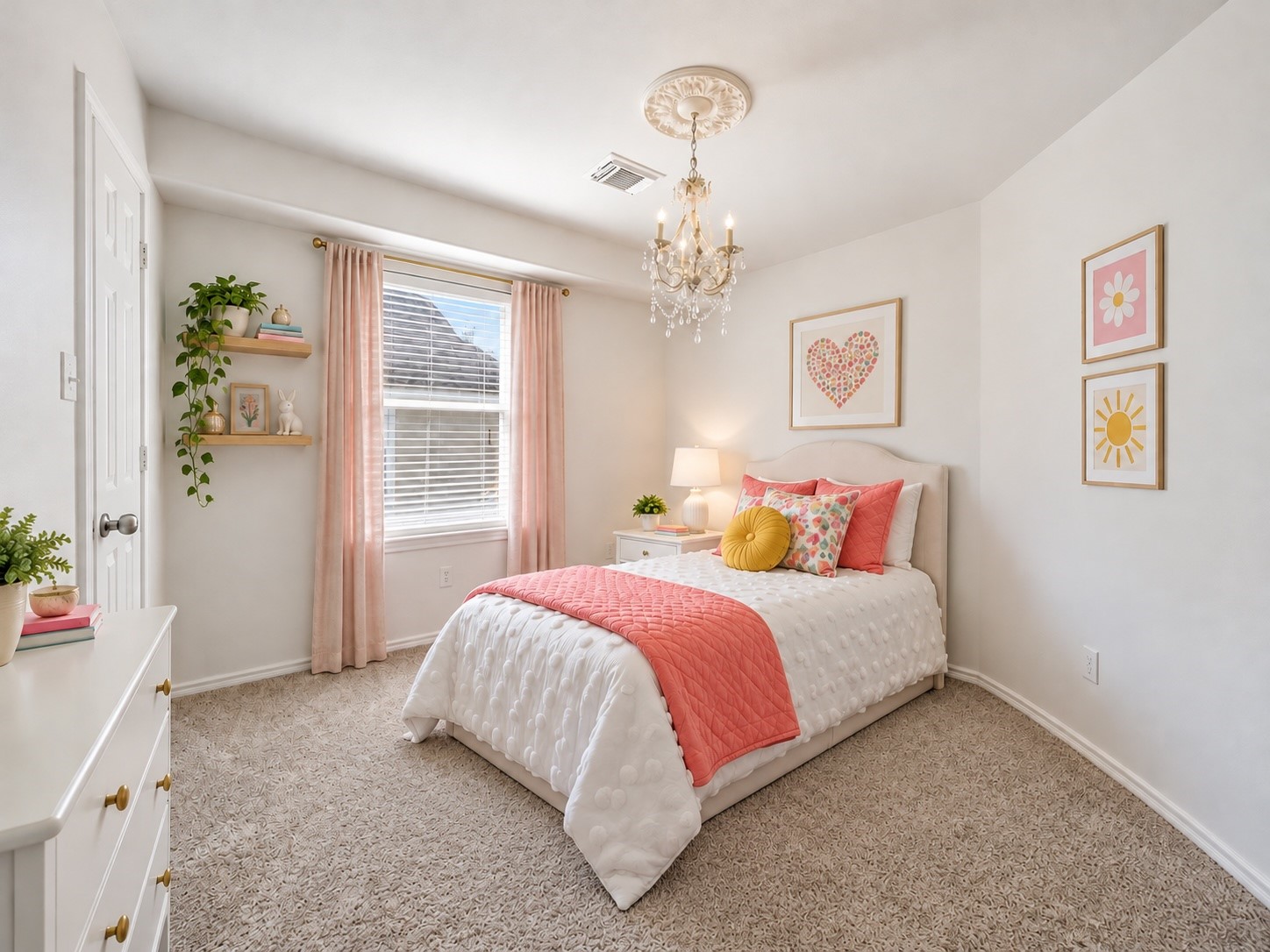 One of two secondary bedrooms, NEW CARPET throughout!