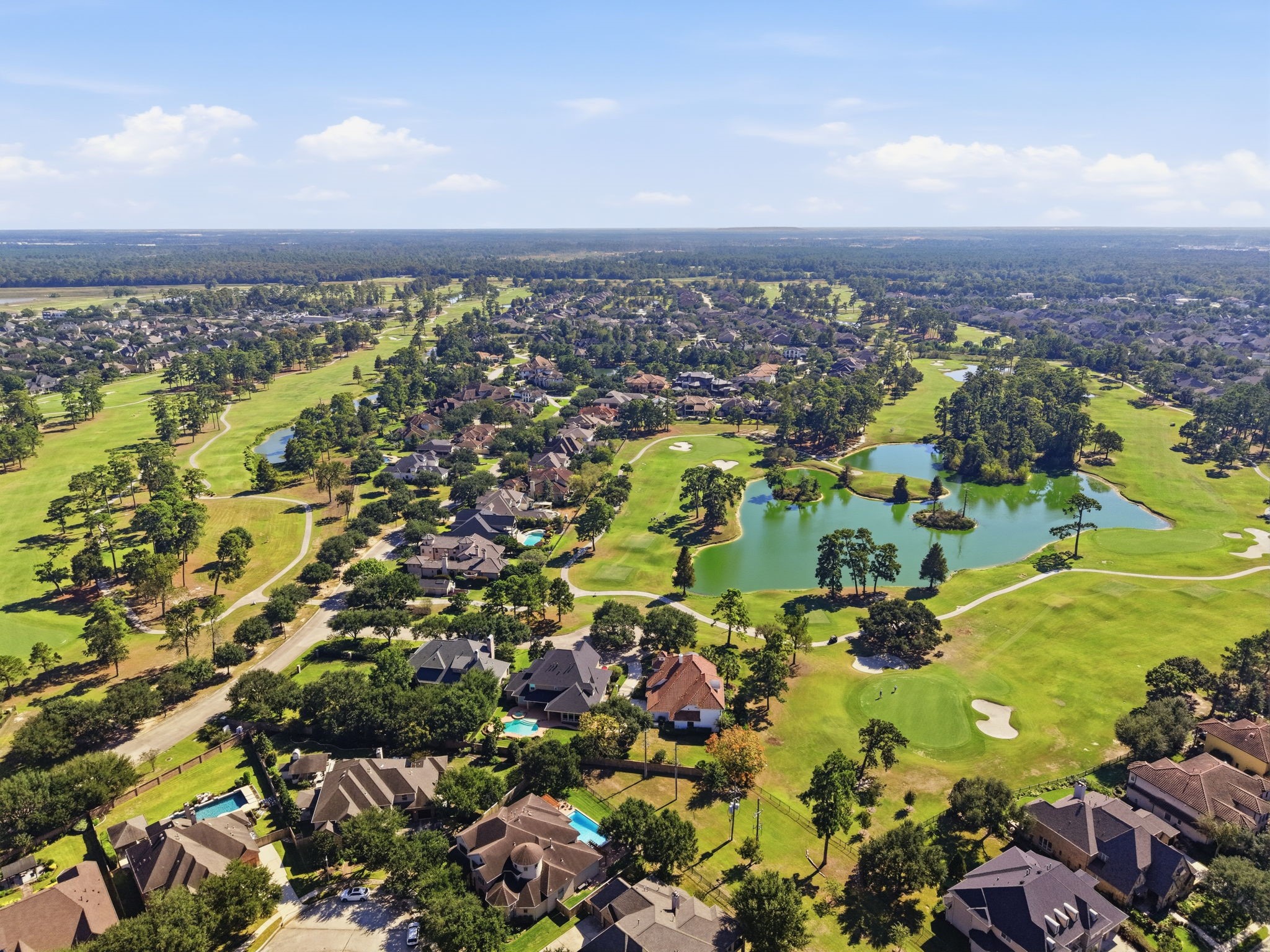Scenic fairways, ponds, mature trees, and an extensive network of walking and jogging trails make it easy to enjoy the outdoors in Fall Creek.