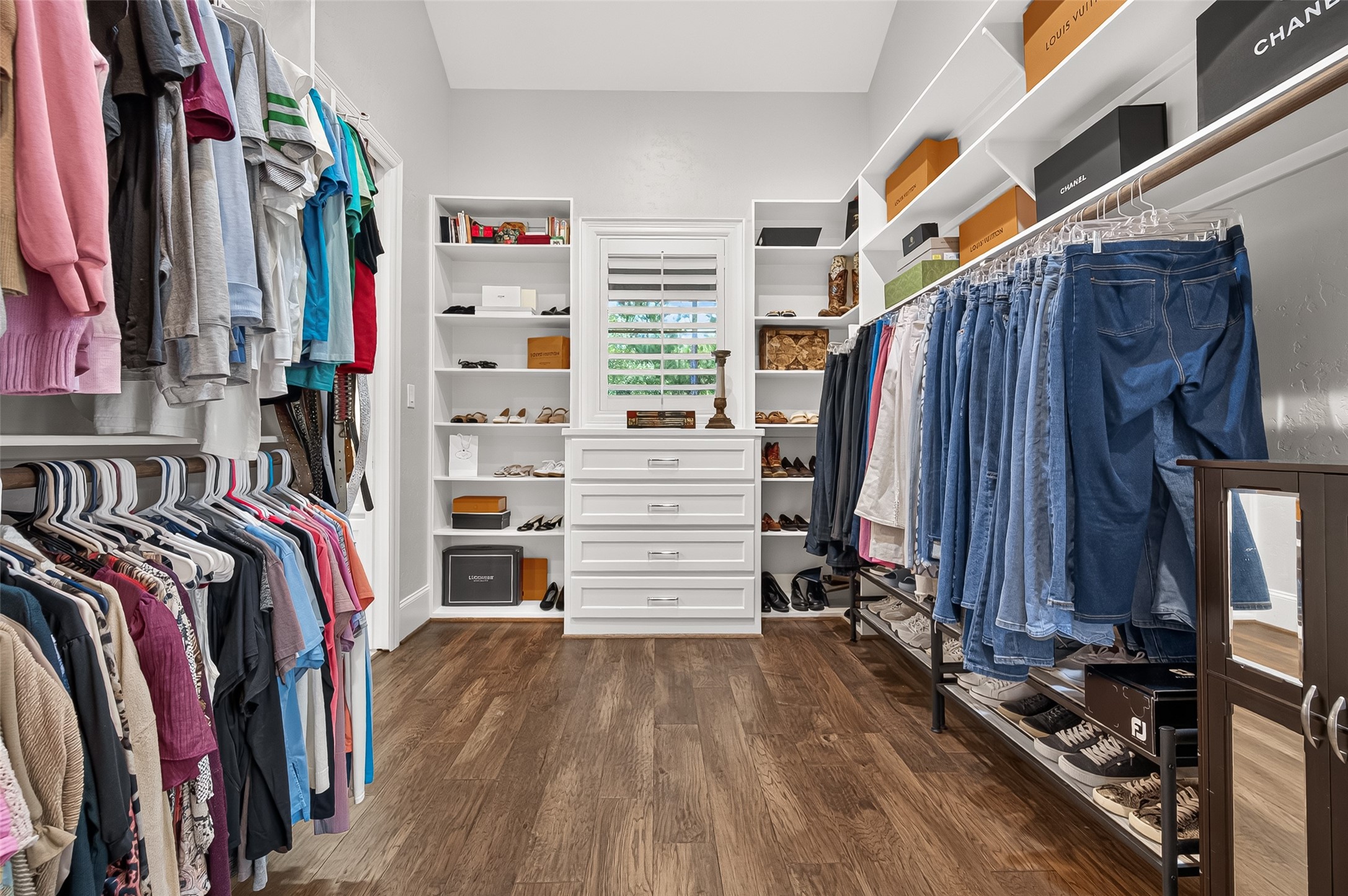 Primary closet