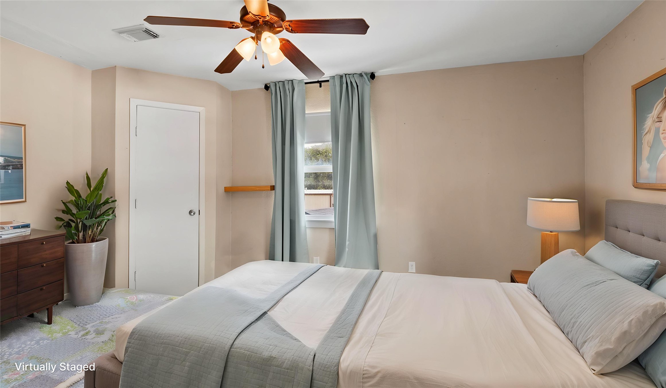 Virtually Staged - 2nd floor Bedroom