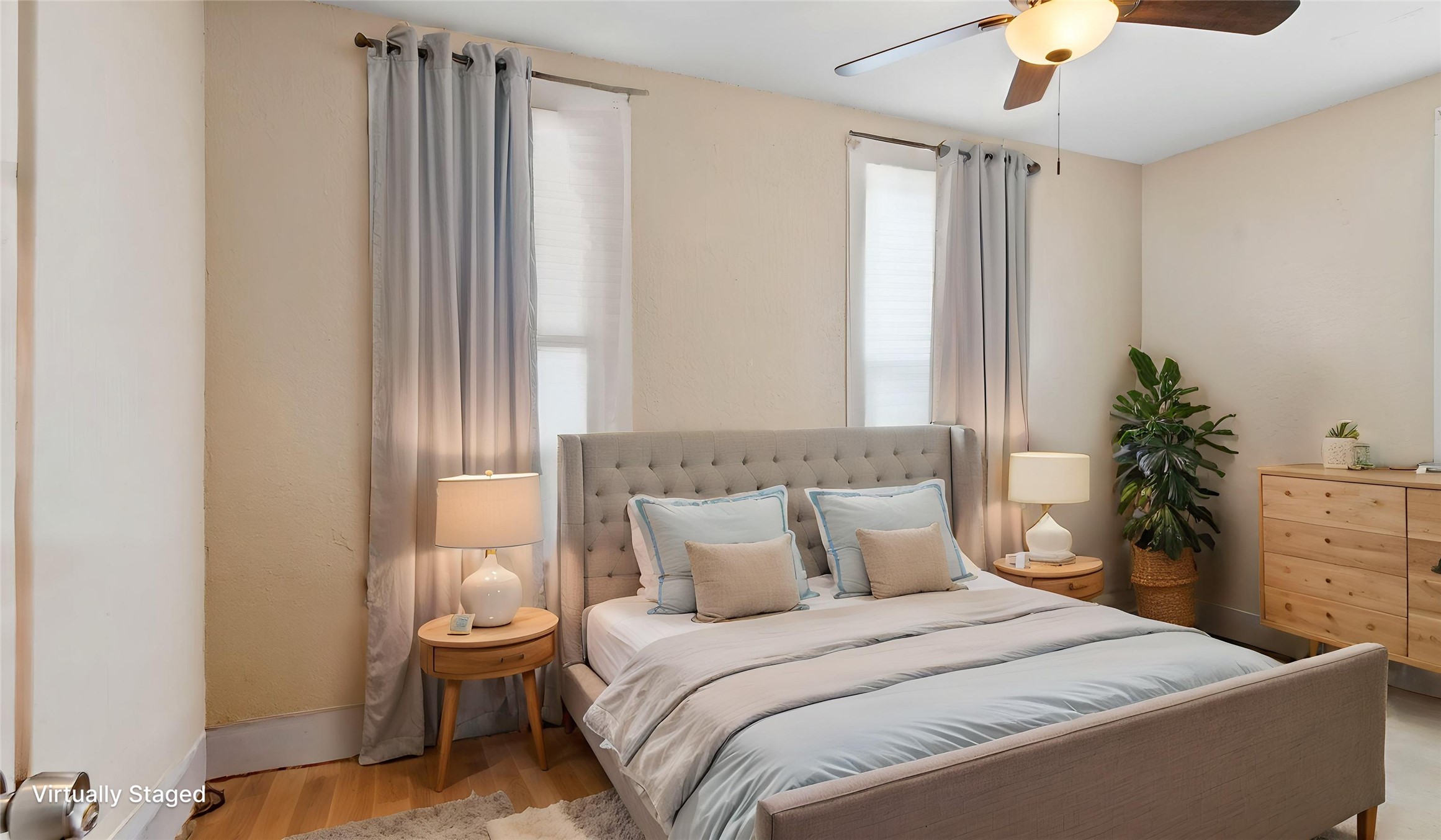 Virtually Staged - 1st Floor Bedroom