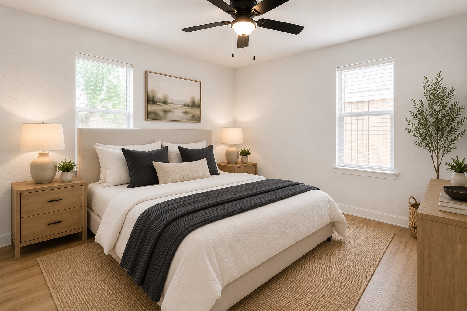Virtually Staged Bedroom 3