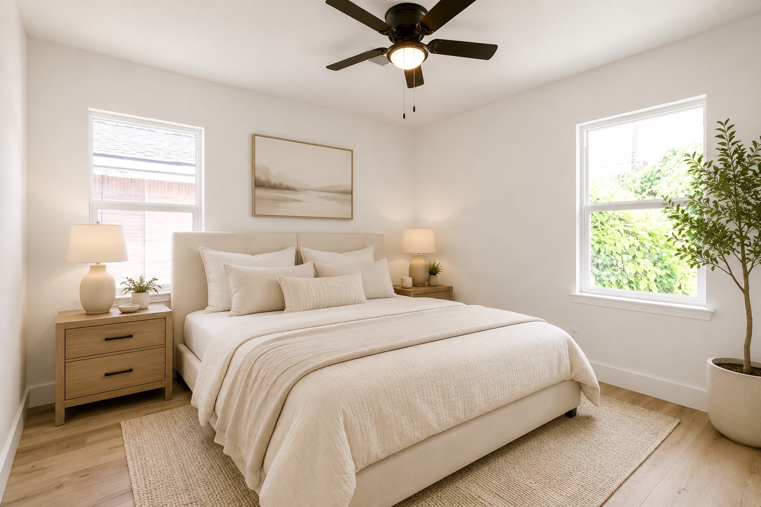 Virtually Staged Bedroom 4
