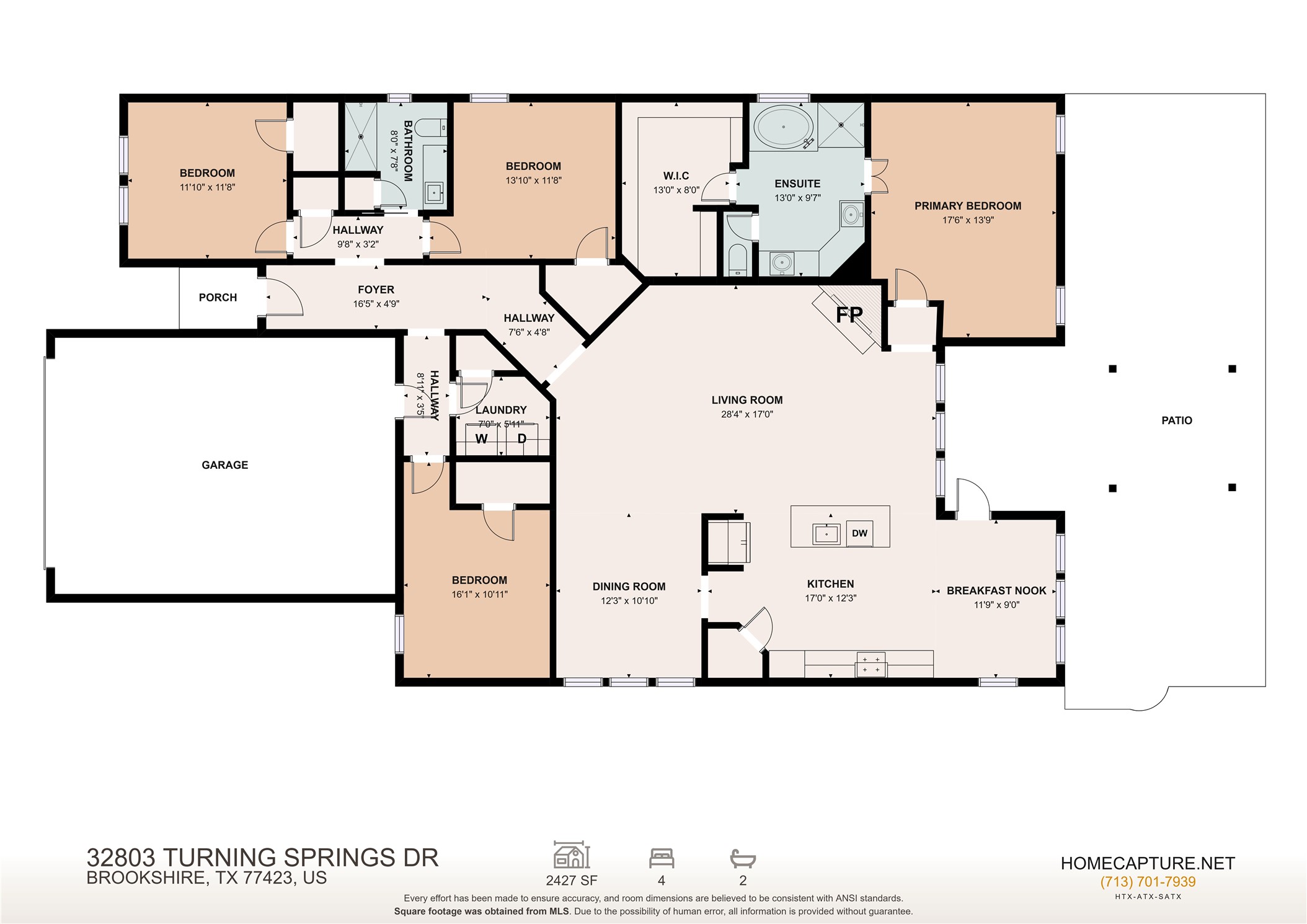 32803 Turning Springs Drive, Brookshire, TX 77423