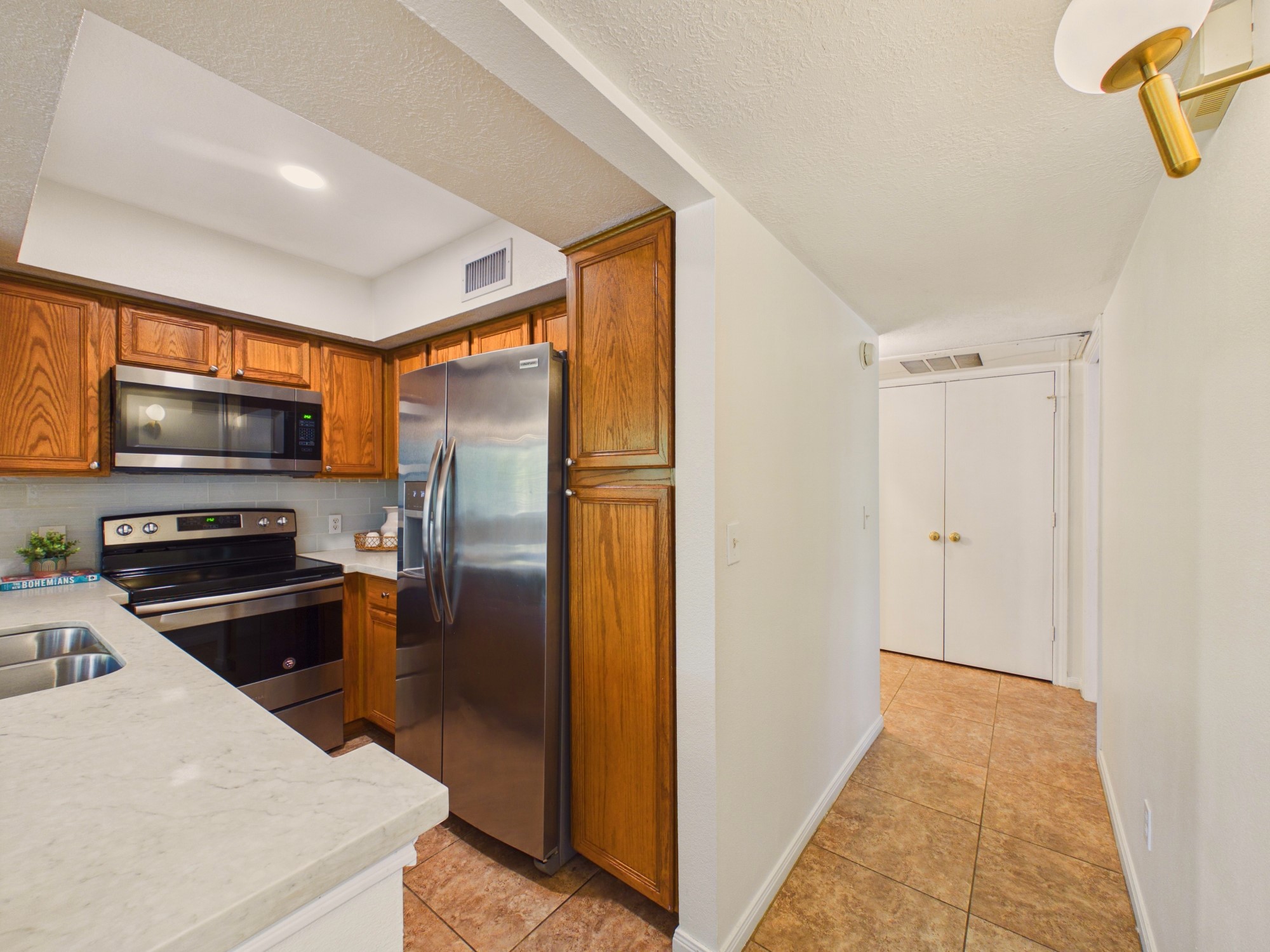 Bed, Bath and Utility Closet Down the Hall