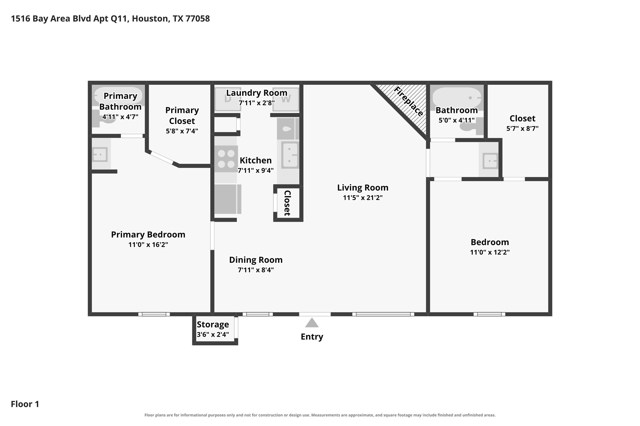 1516 Bay Area Boulevard, #Q11, Houston, TX 77058