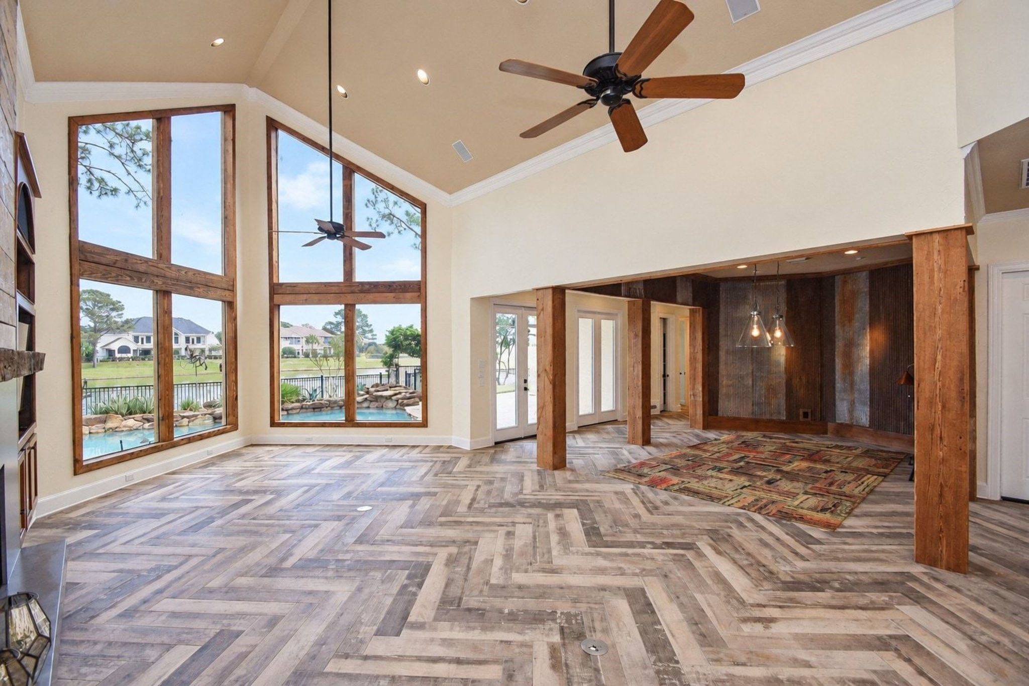 Open-concept floor plan showcasing the seamless transition between the living and dining areas!