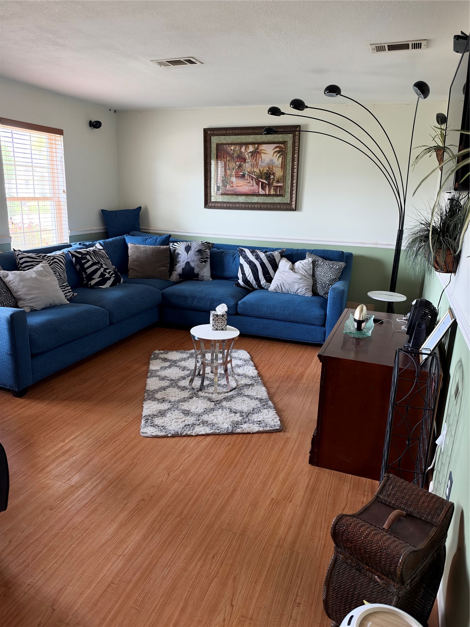 Downstairs living area
