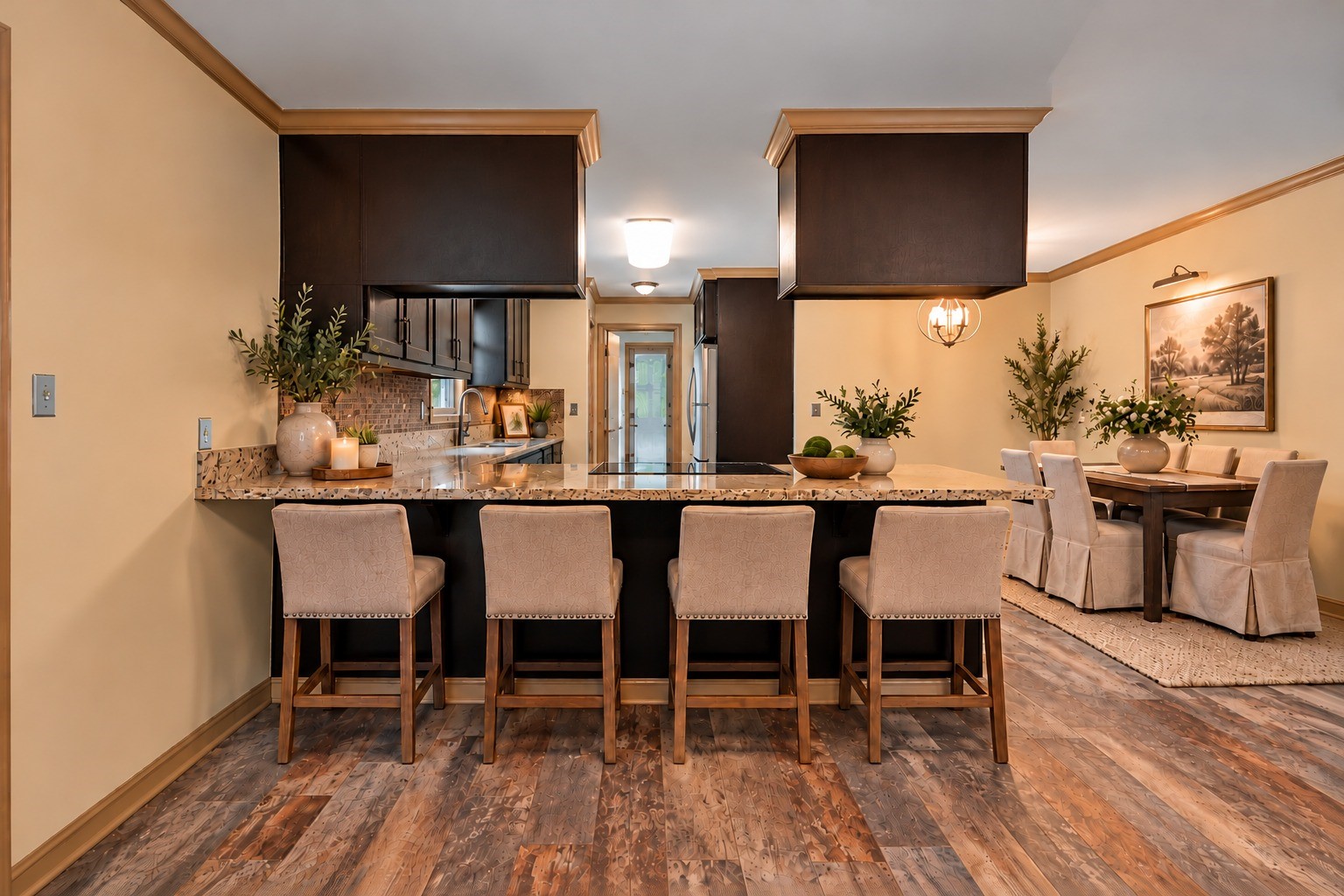 Open Concept to Living Room Virtual Staged Open Concept to Living Room Virtual Staged