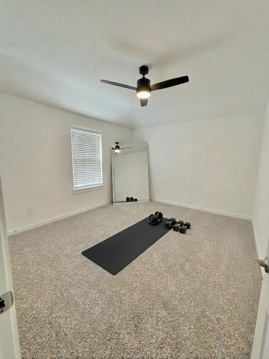 Convenient secondary bedroom downstairs