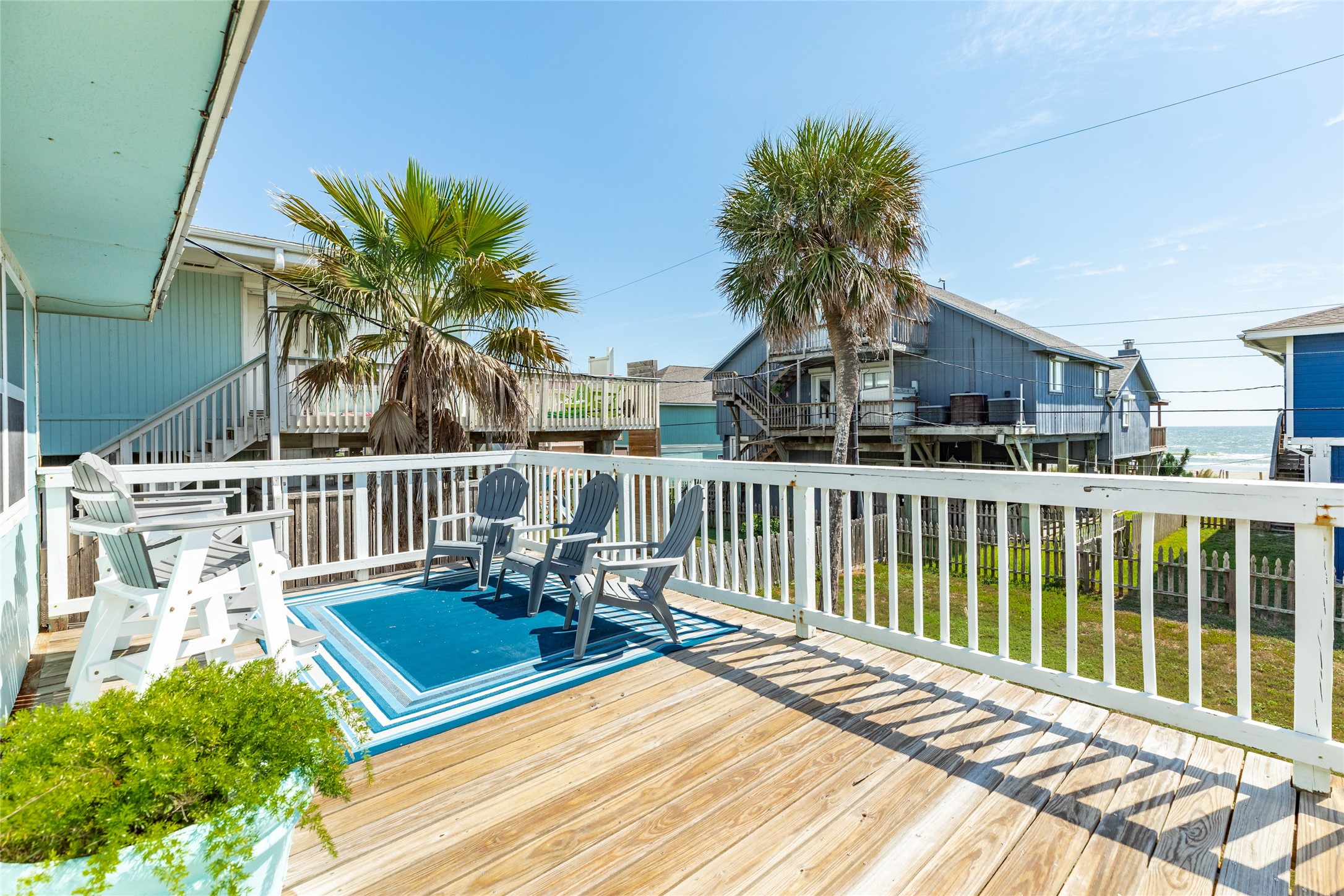 Great beach views and gulf breezes.