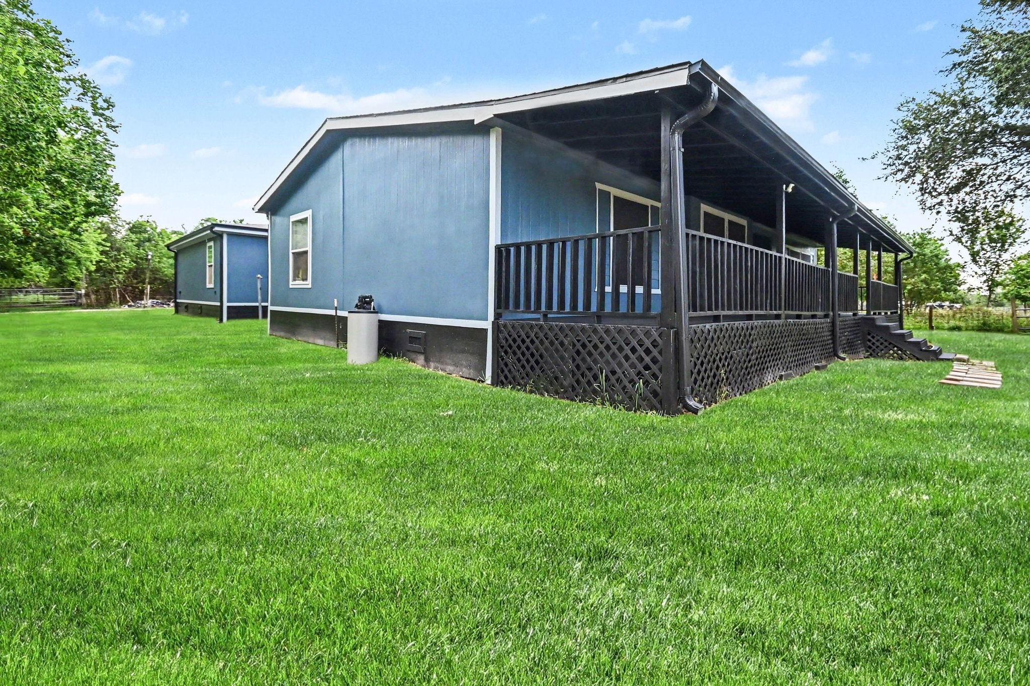 New exterior paint on home and porch