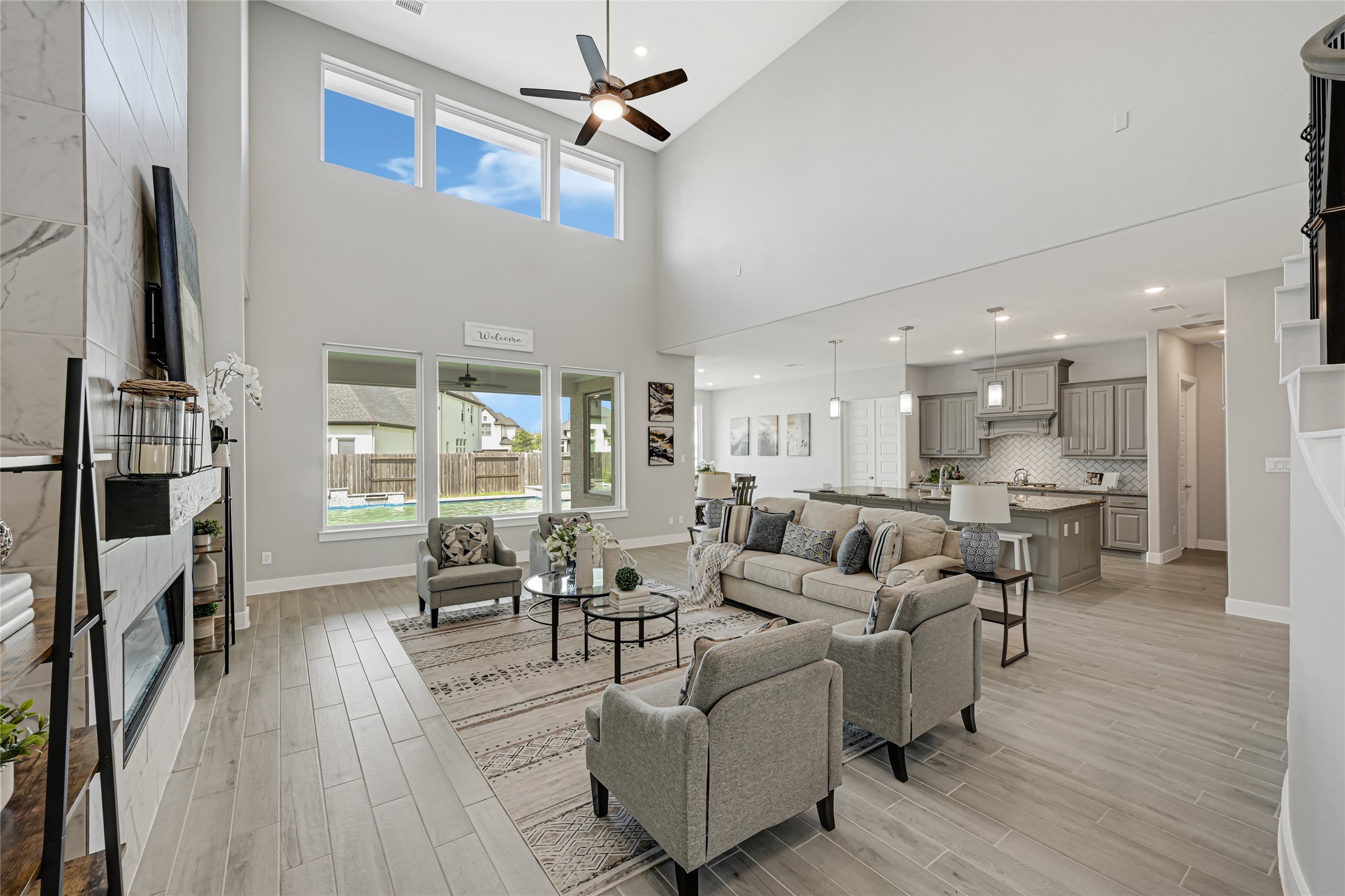 Spacious open-concept kitchen and living area, perfect for entertaining.