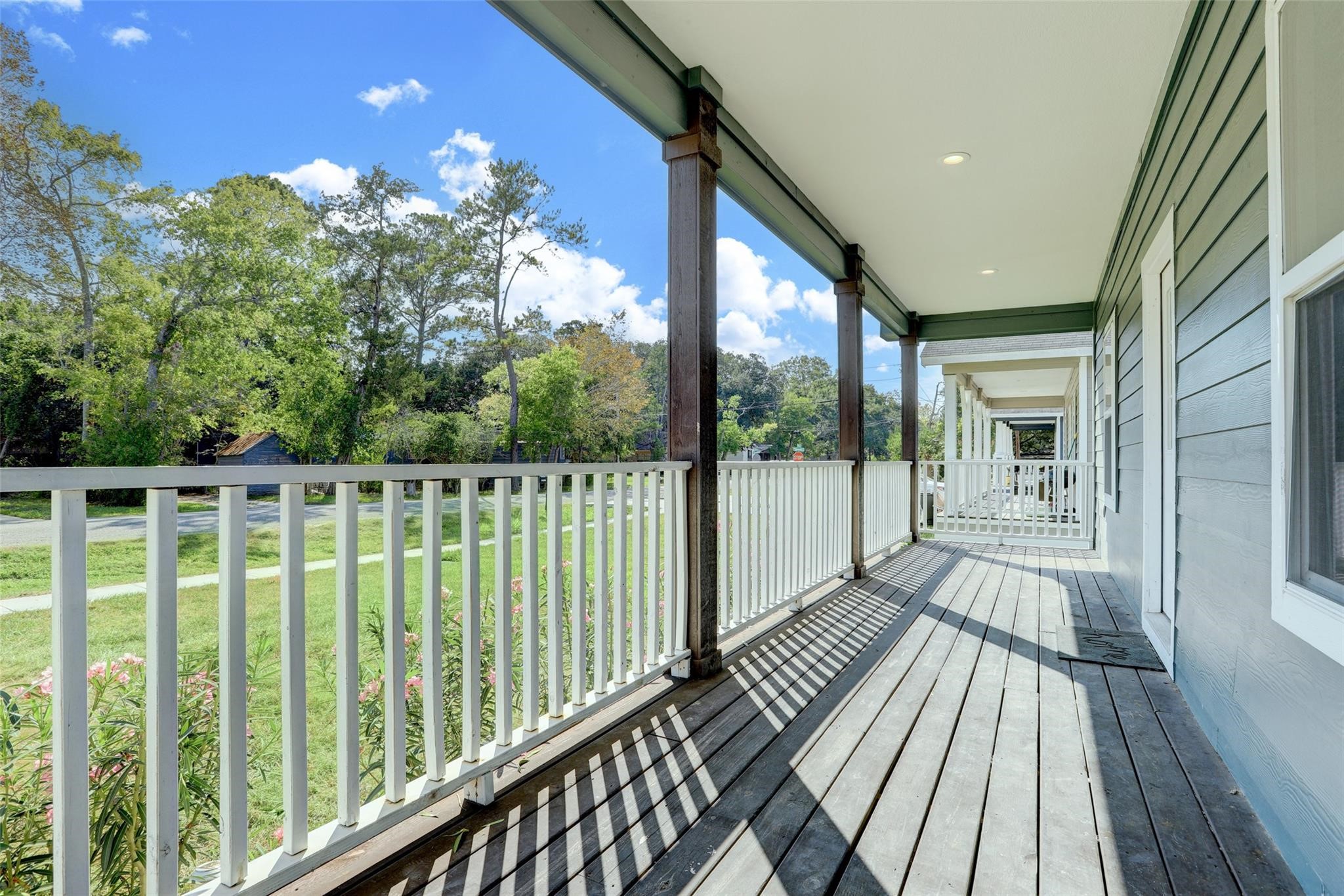 Huge front porch