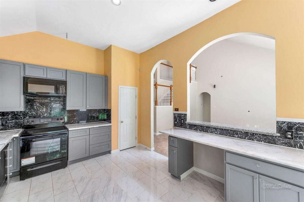 Kitchen with Granite Countertops