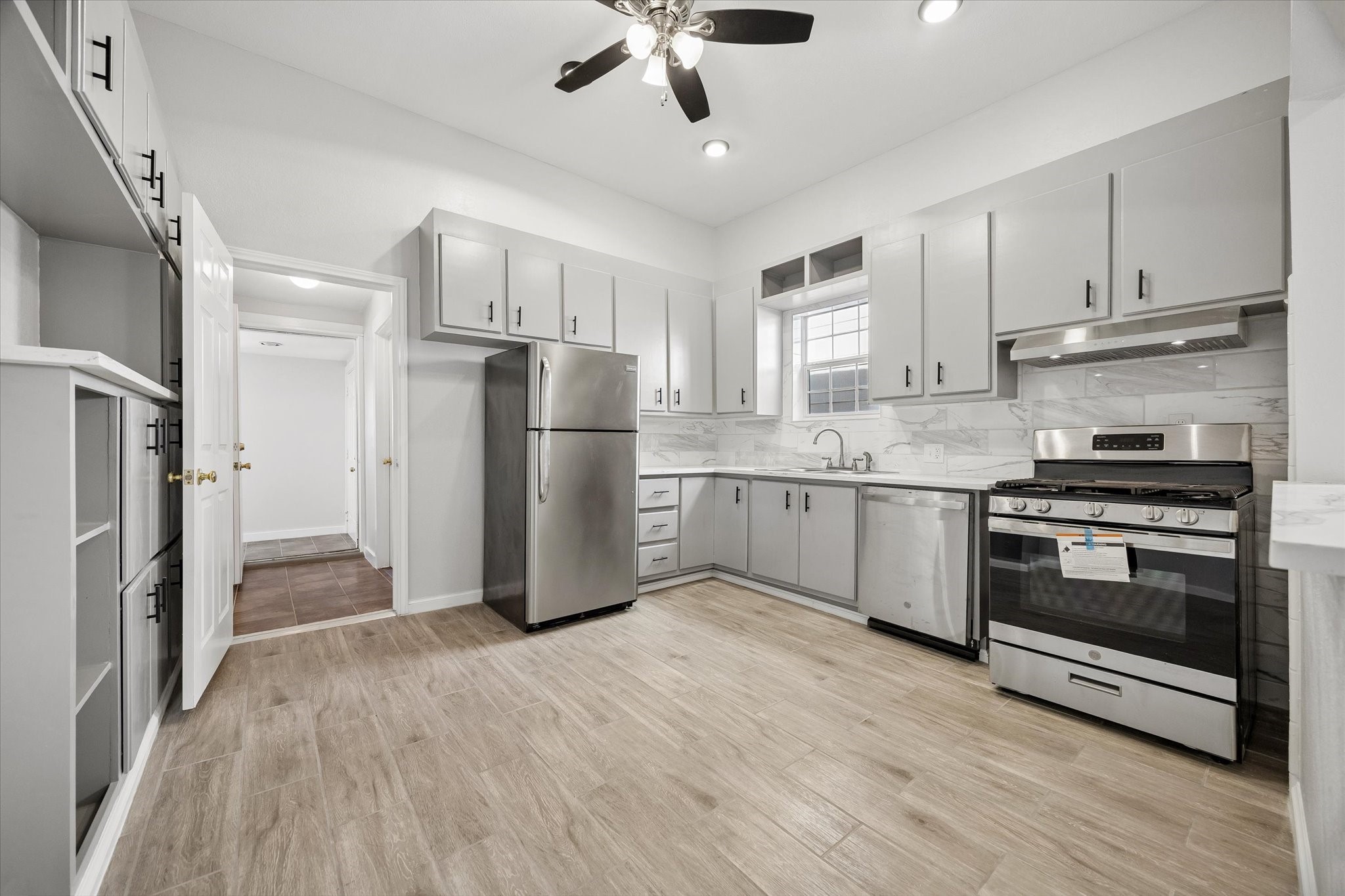 Remodeled kitchen with all appliances included