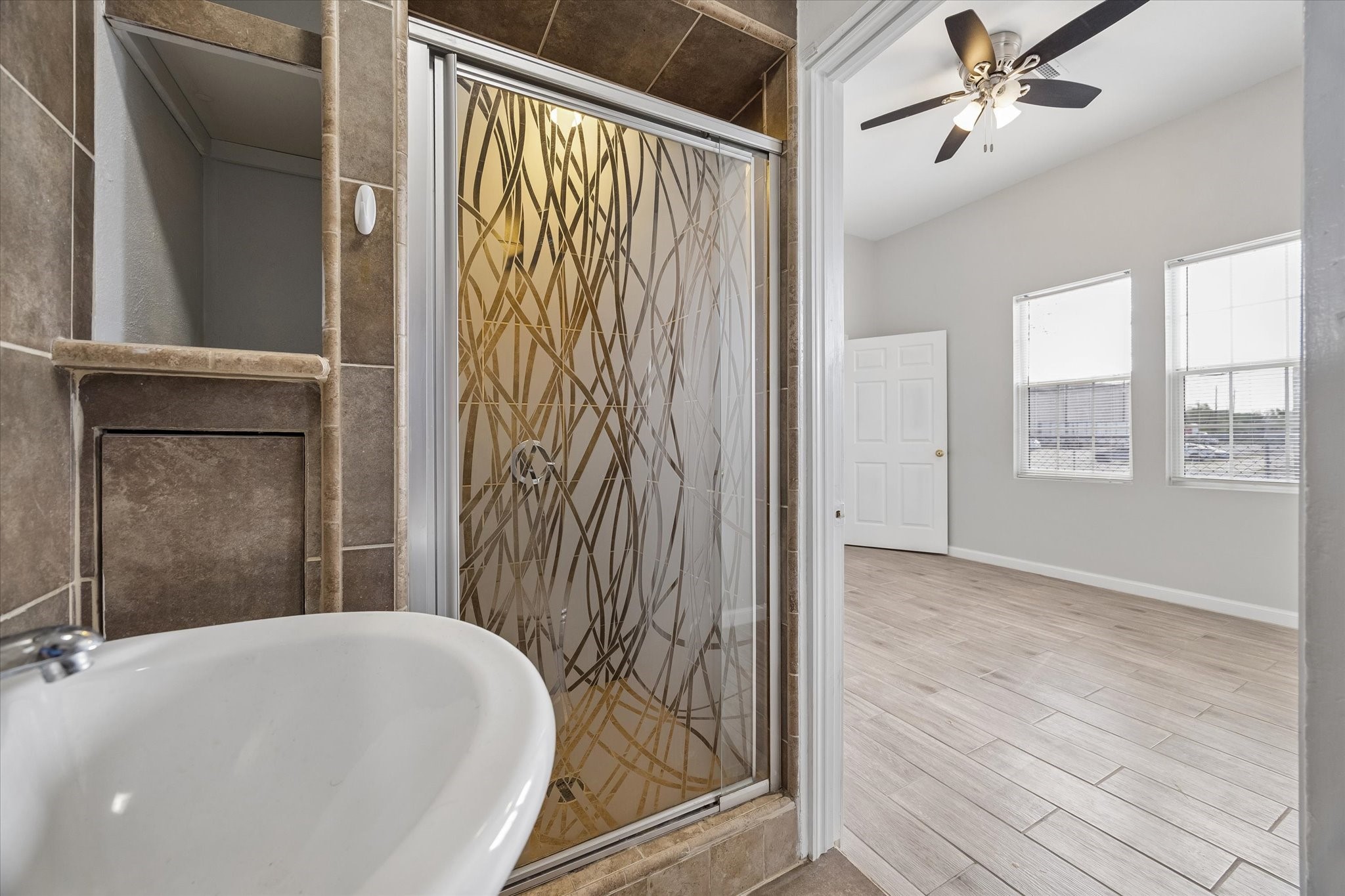 Private primary bathroom