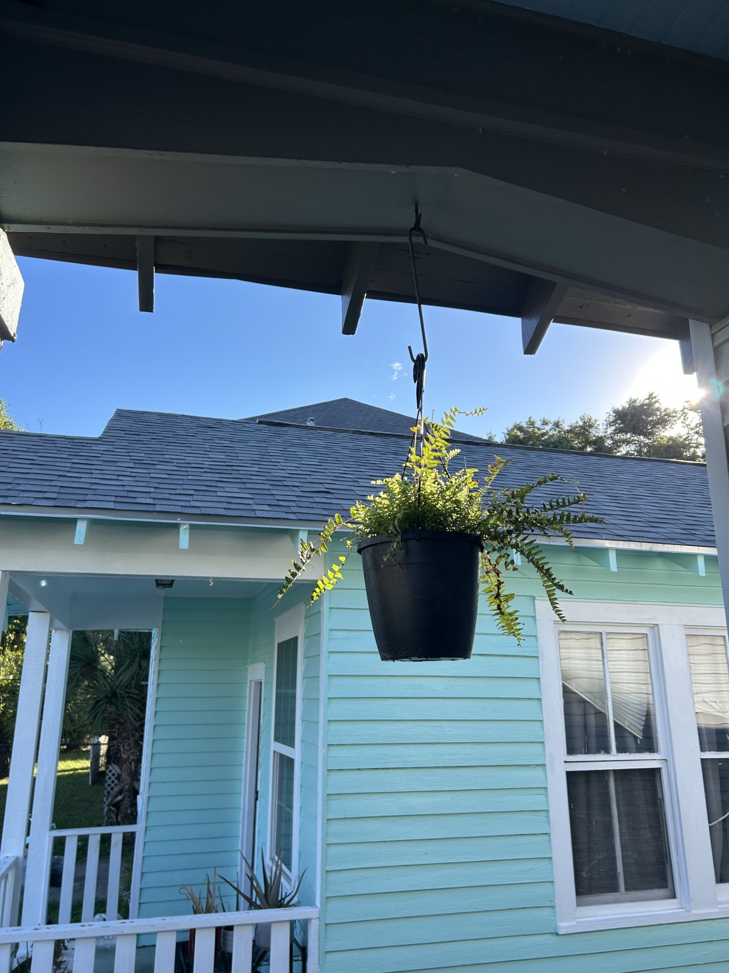 Inner eave detail on front porch.