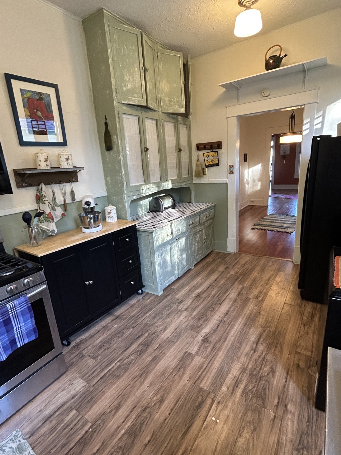 Original 1923 kitchen cabinetry