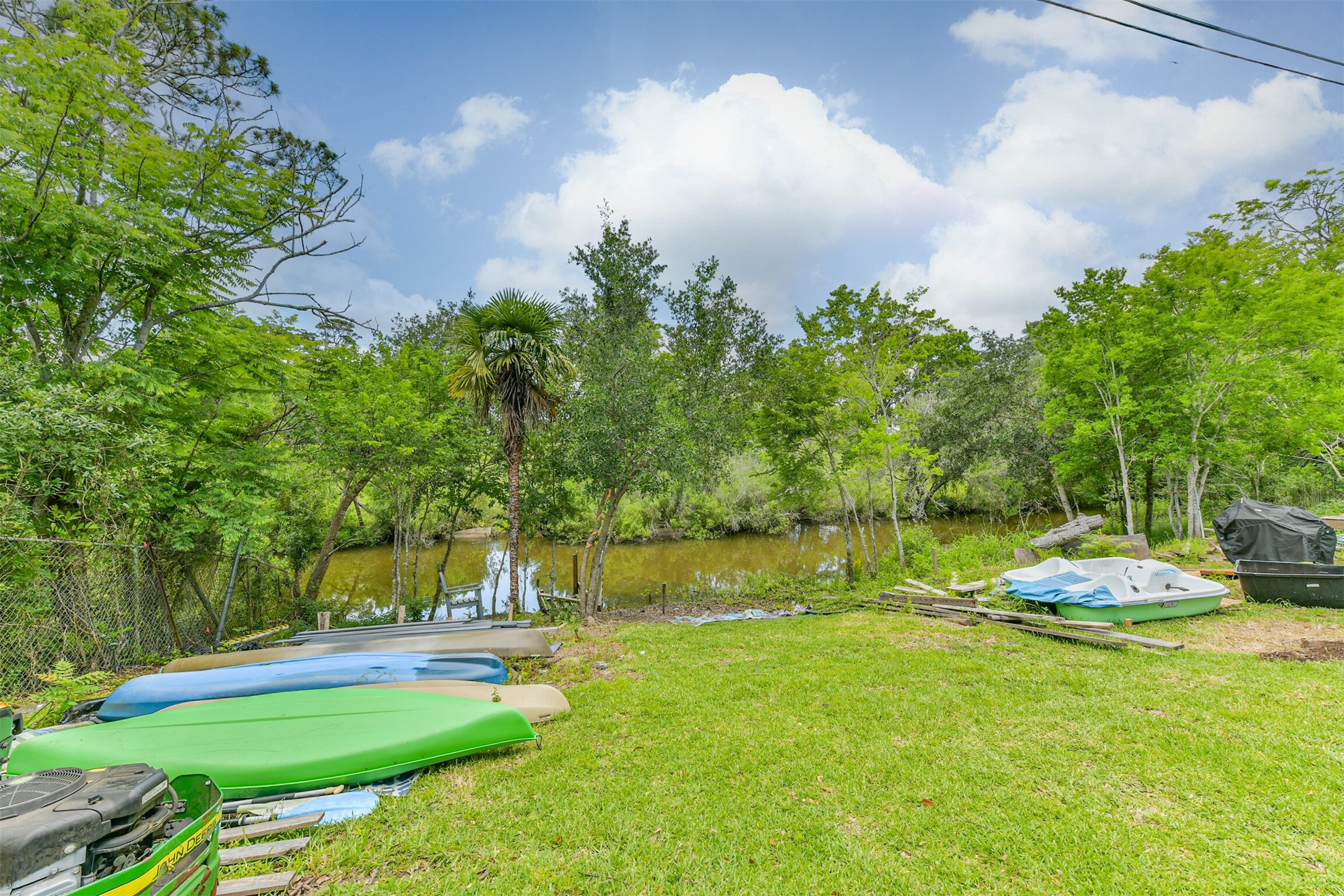 Highland Bayou feeder; get ready to go fishing.