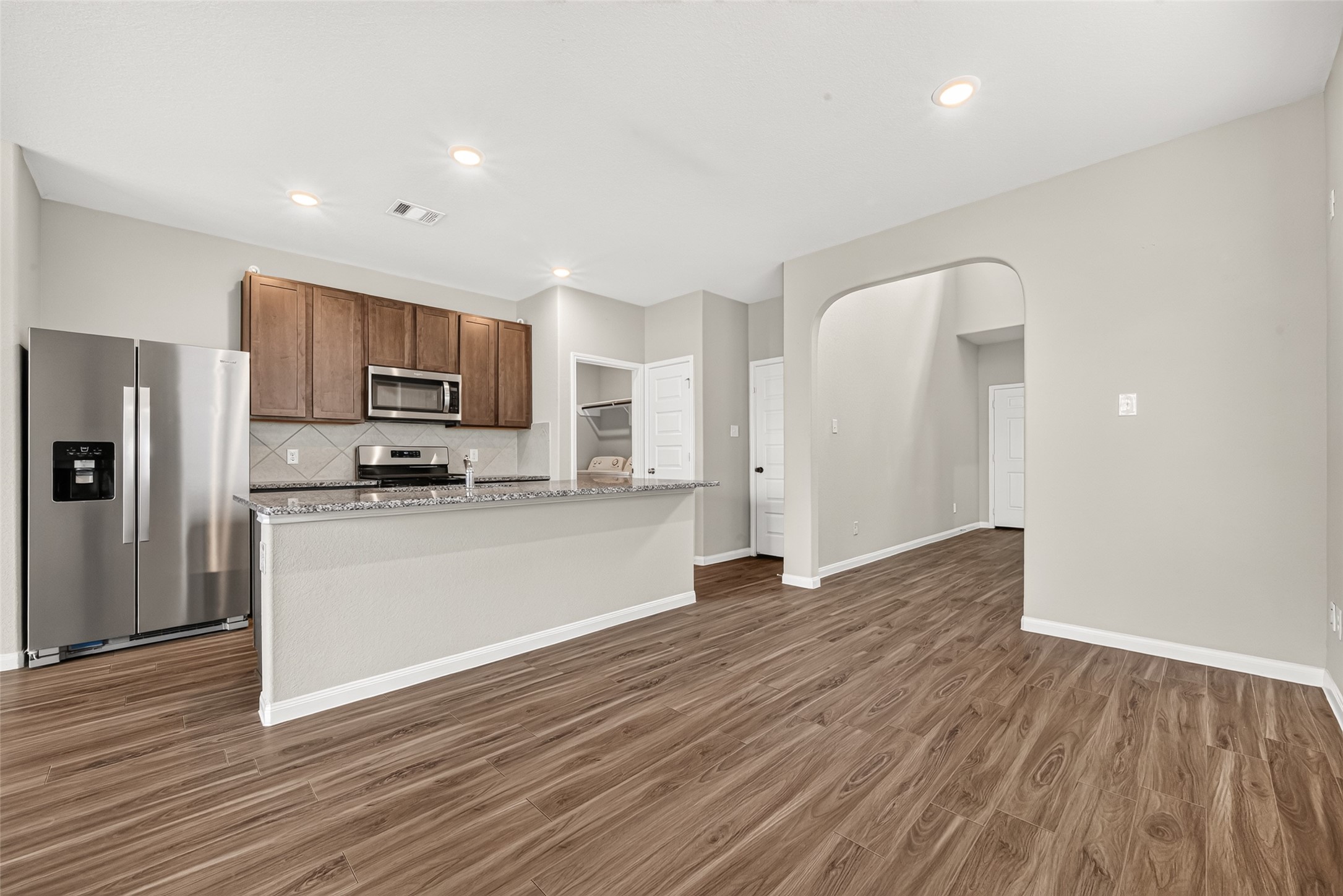Fridge is included