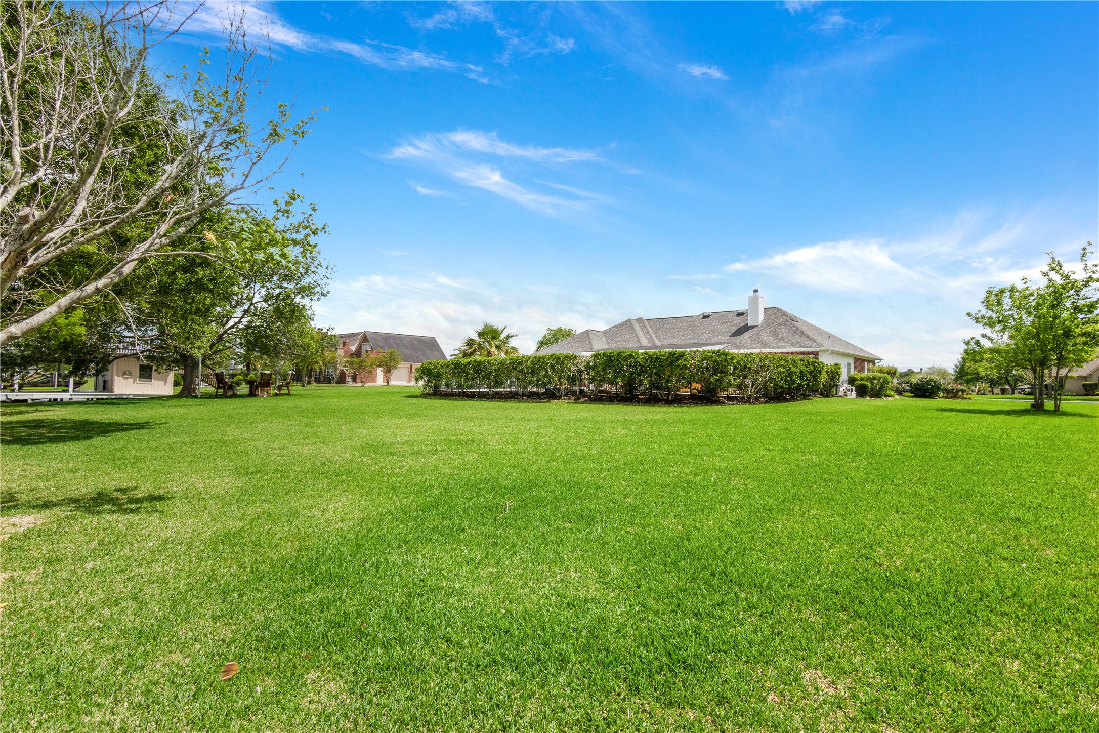 1 Acre lot backyard