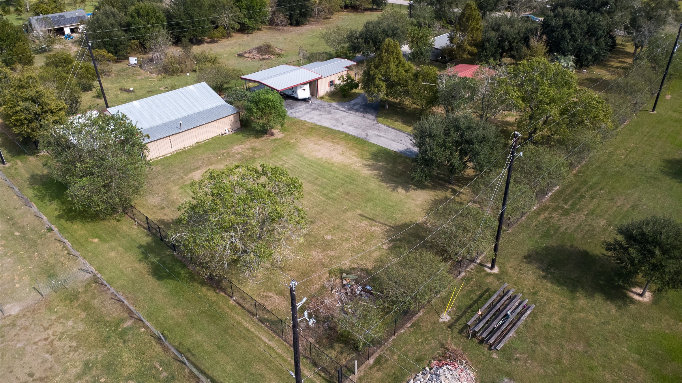 Aerial from rear