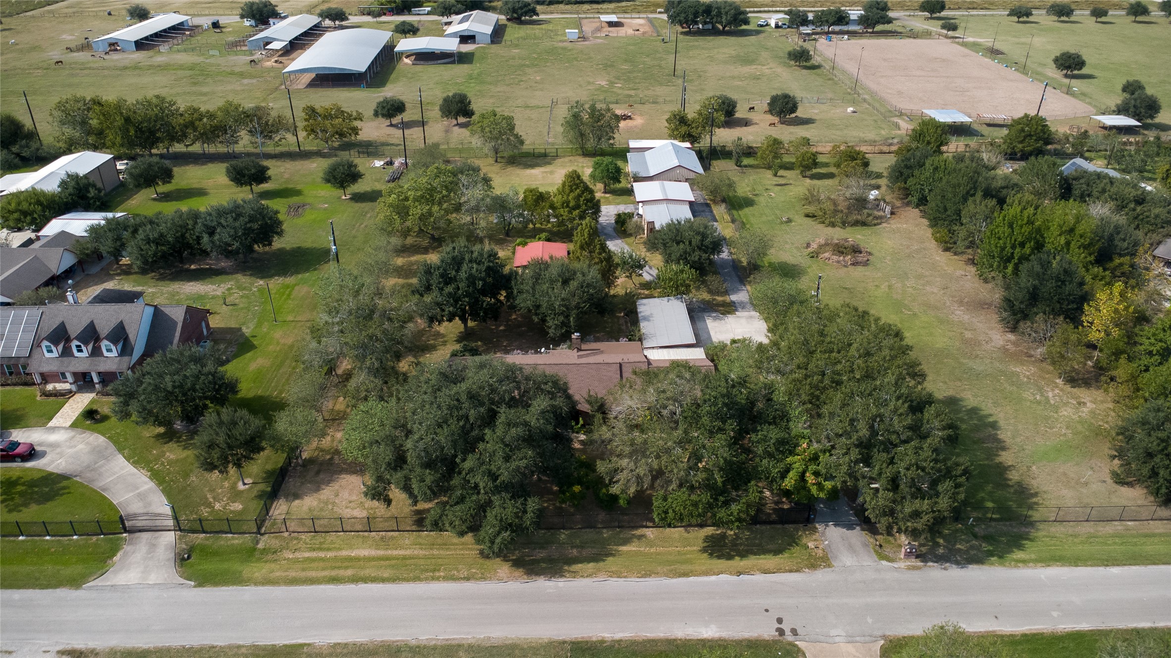 Aerial from front