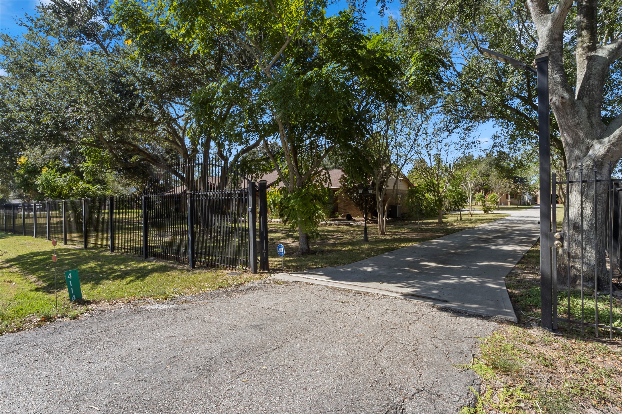 Gated entrance