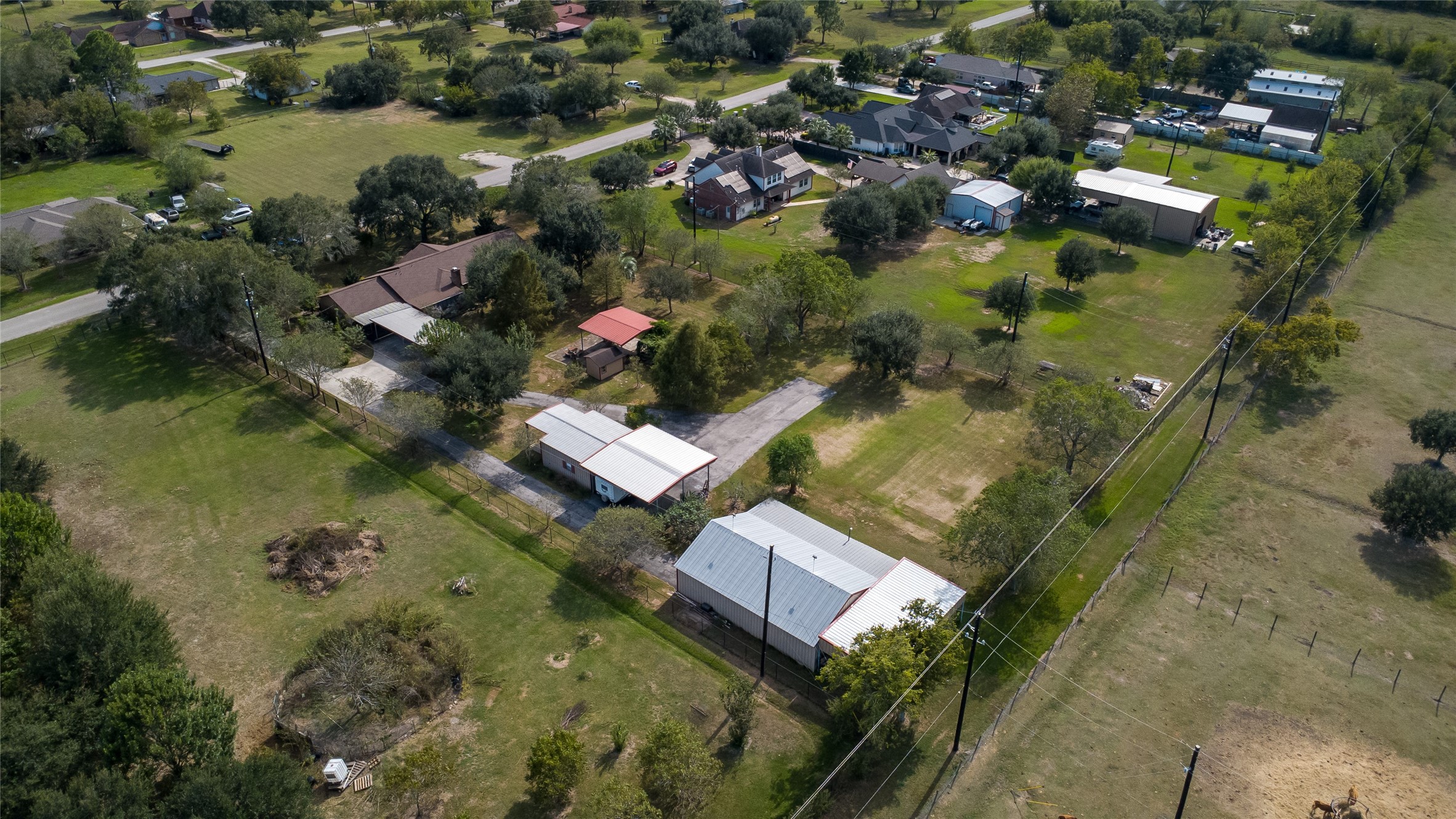 Aerial from rear side