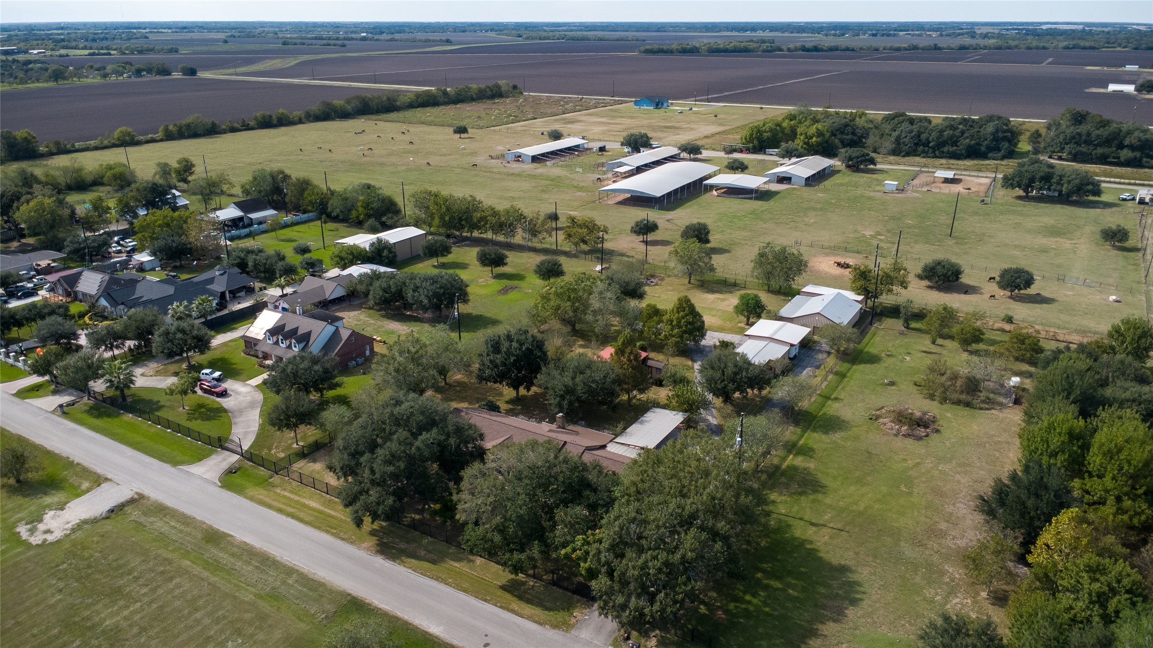 Aerial from front