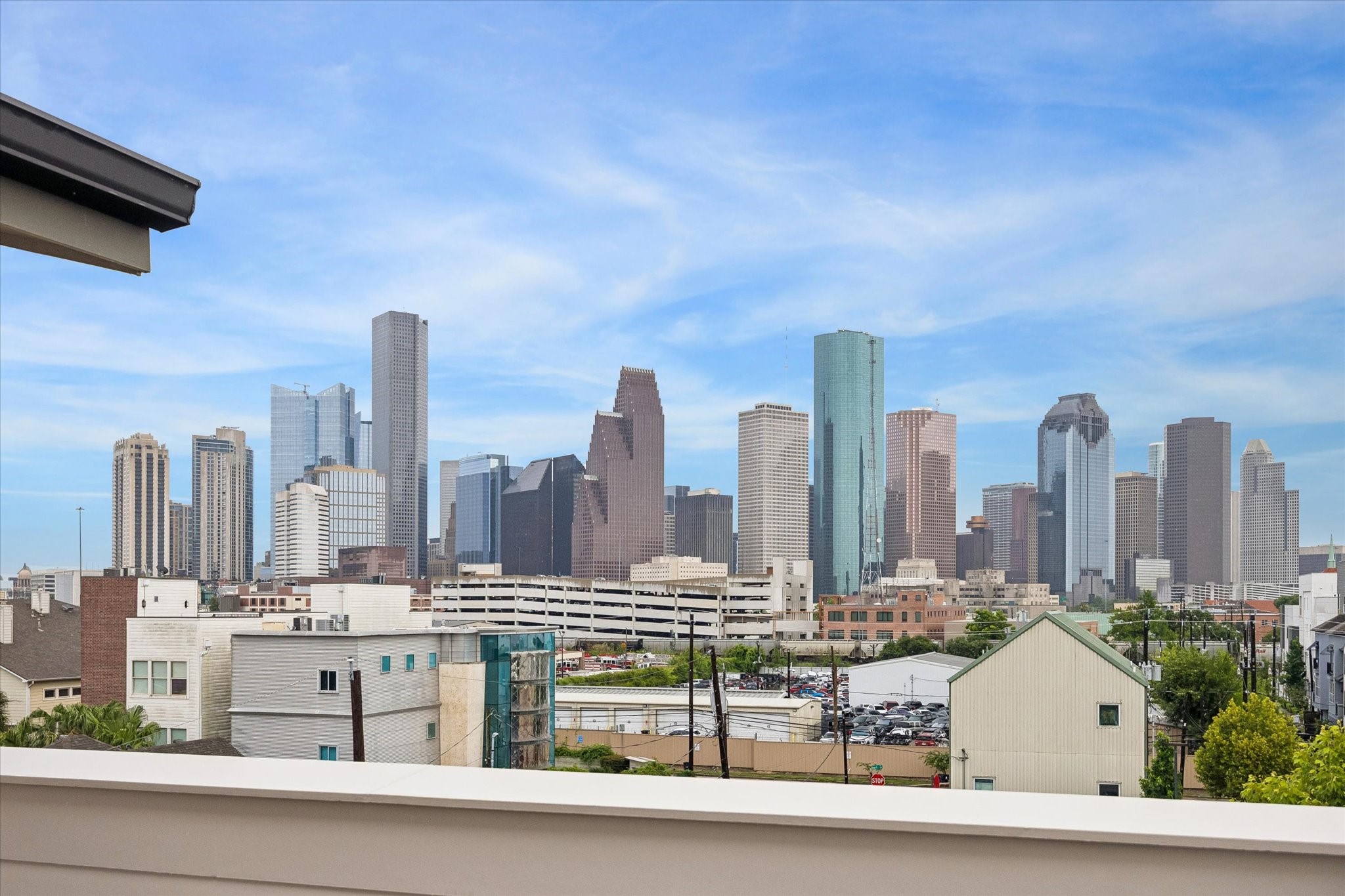 Spectacular skyline views take center stage from the rooftop deck, creating a backdrop that is hard to beat. Whether you are hosting friends or simply stepping outside for fresh air, this top floor perch delivers a true wow factor.