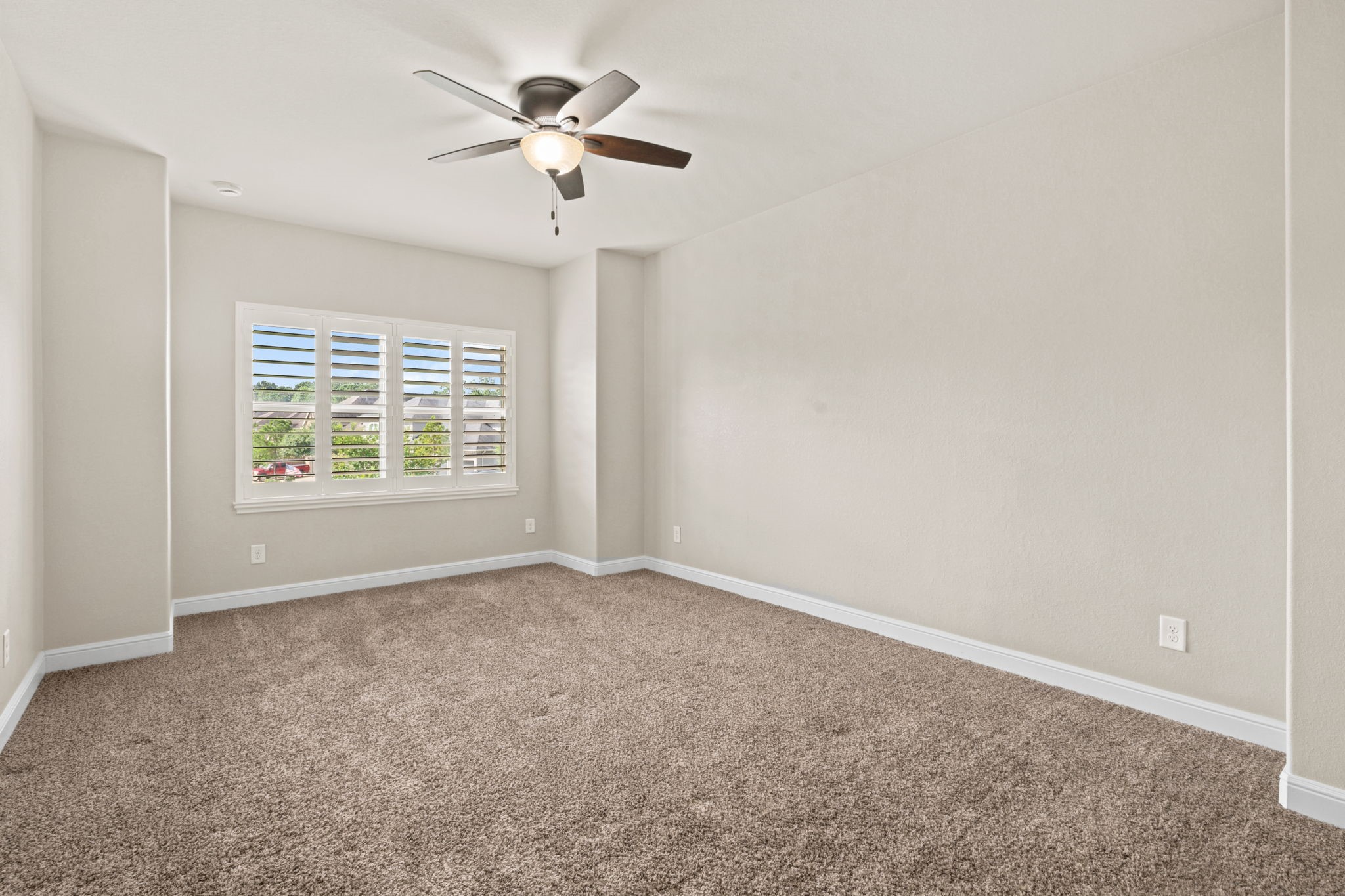 4th bedroom is located upstairs and also has its own bathroom.