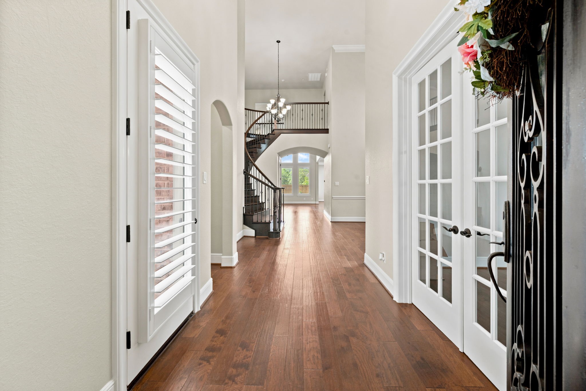 Formal front entry